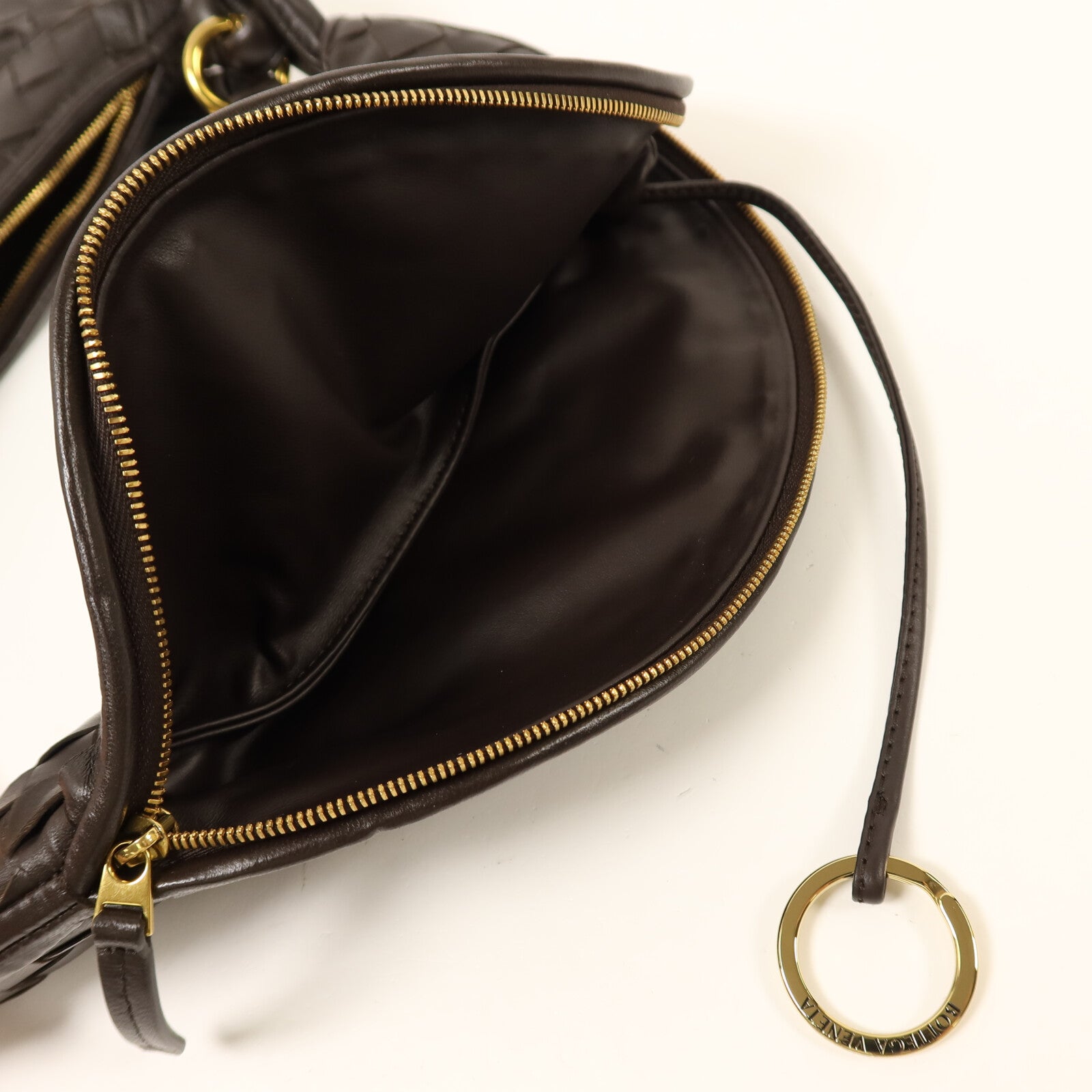 BOTTEGA VENETA 羊皮皮革Gemelli金扣肩背袋