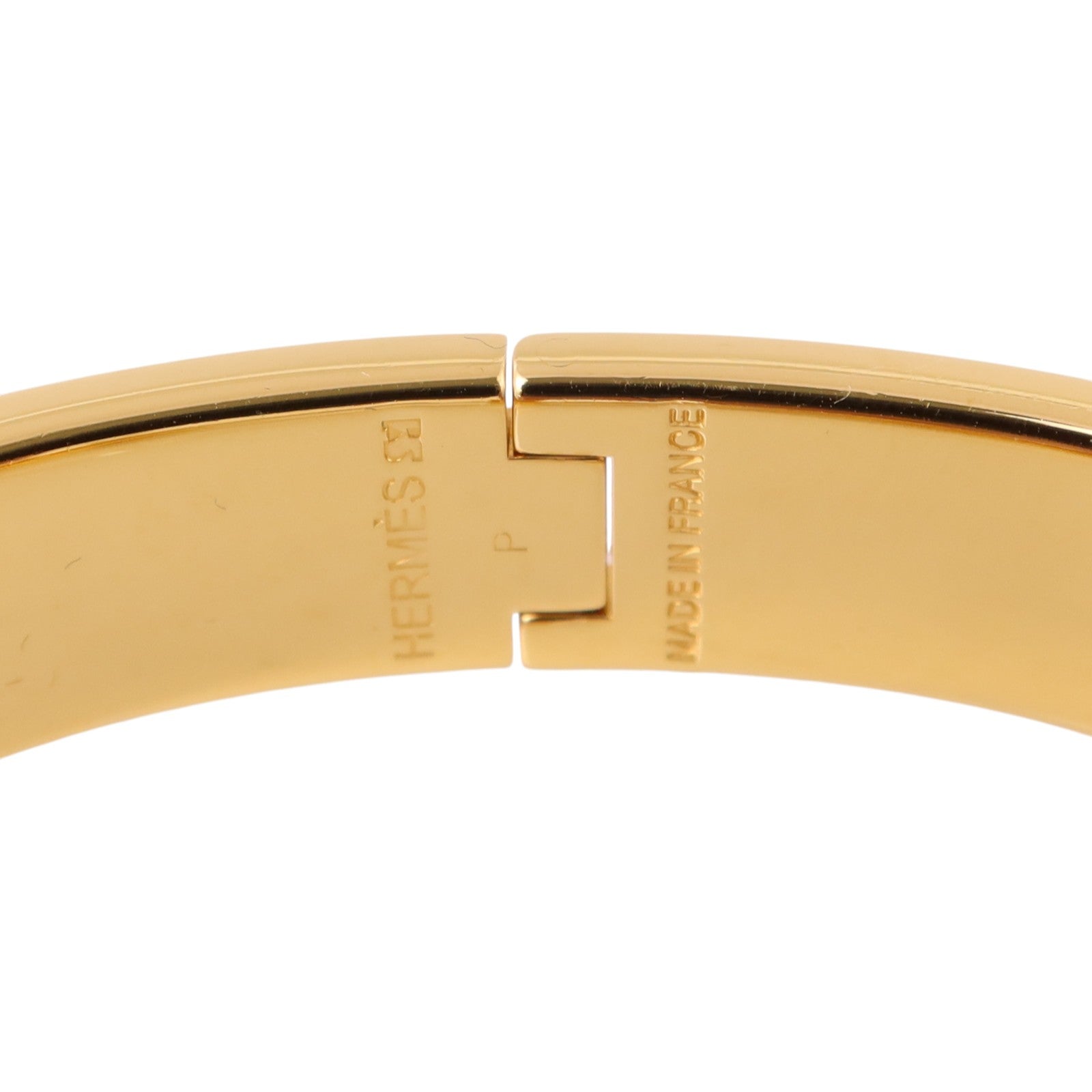 HERMES 金屬/琺瑯Clic H Bracelet金扣手鏈