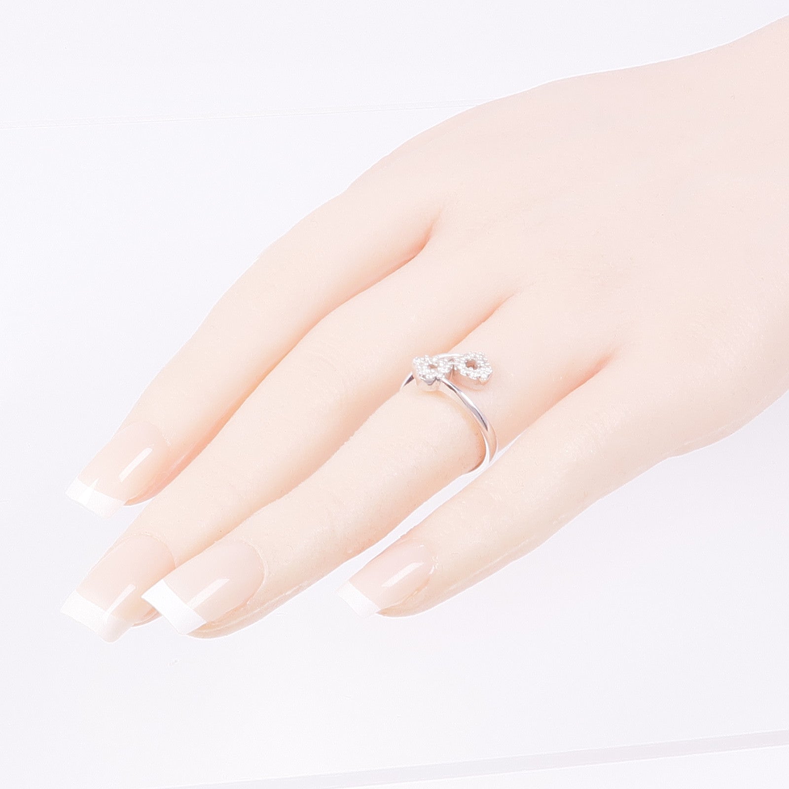 JEWELRY 【激減優惠】18K白金Diamond Ring鑽石戒指US#6.25