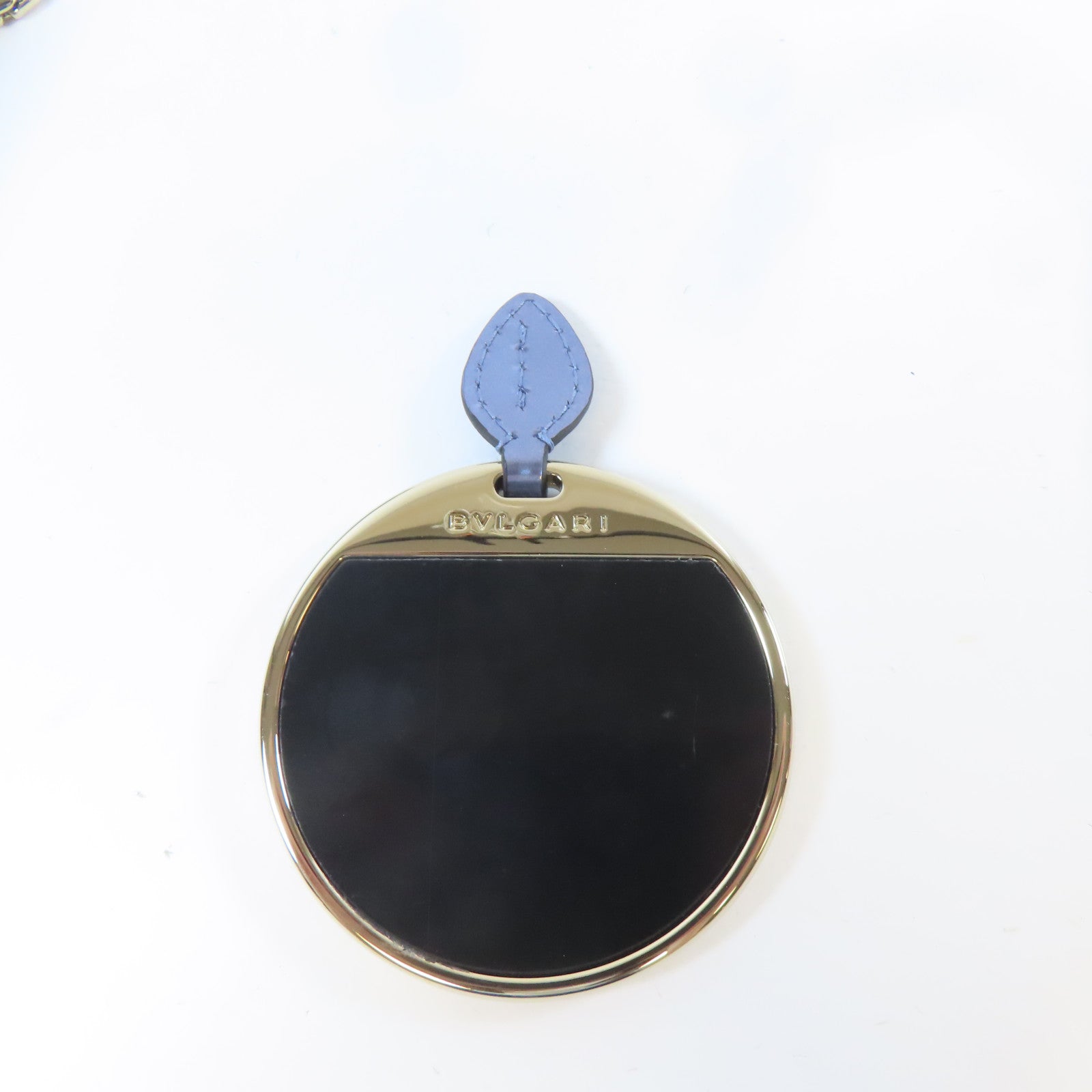 BVLGARI 【激減優惠】漆皮皮革Serpenti Forever銀扣鏈帶肩背袋藍色