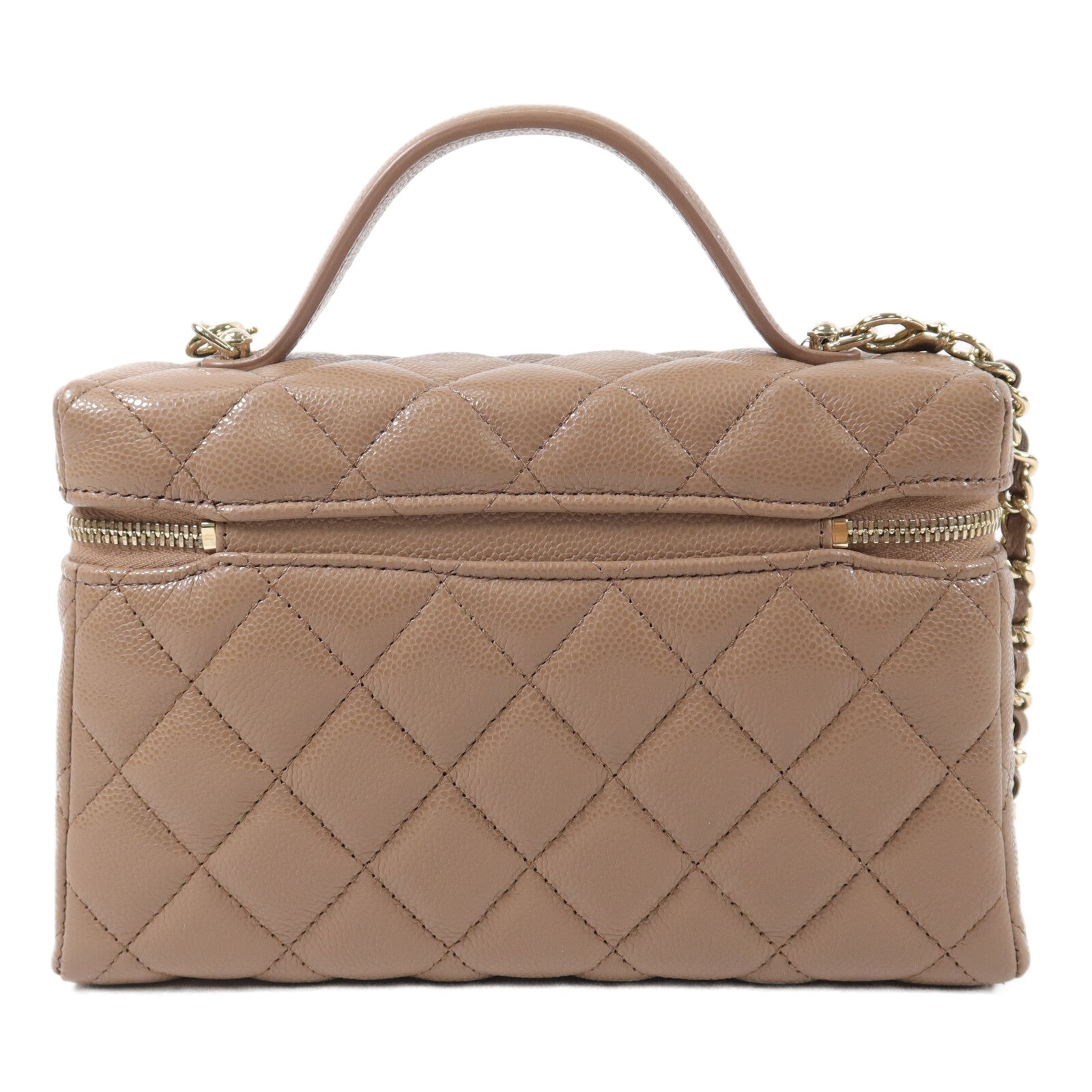 CHANEL 牛皮皮革Vanity Case手挽肩背兩用袋