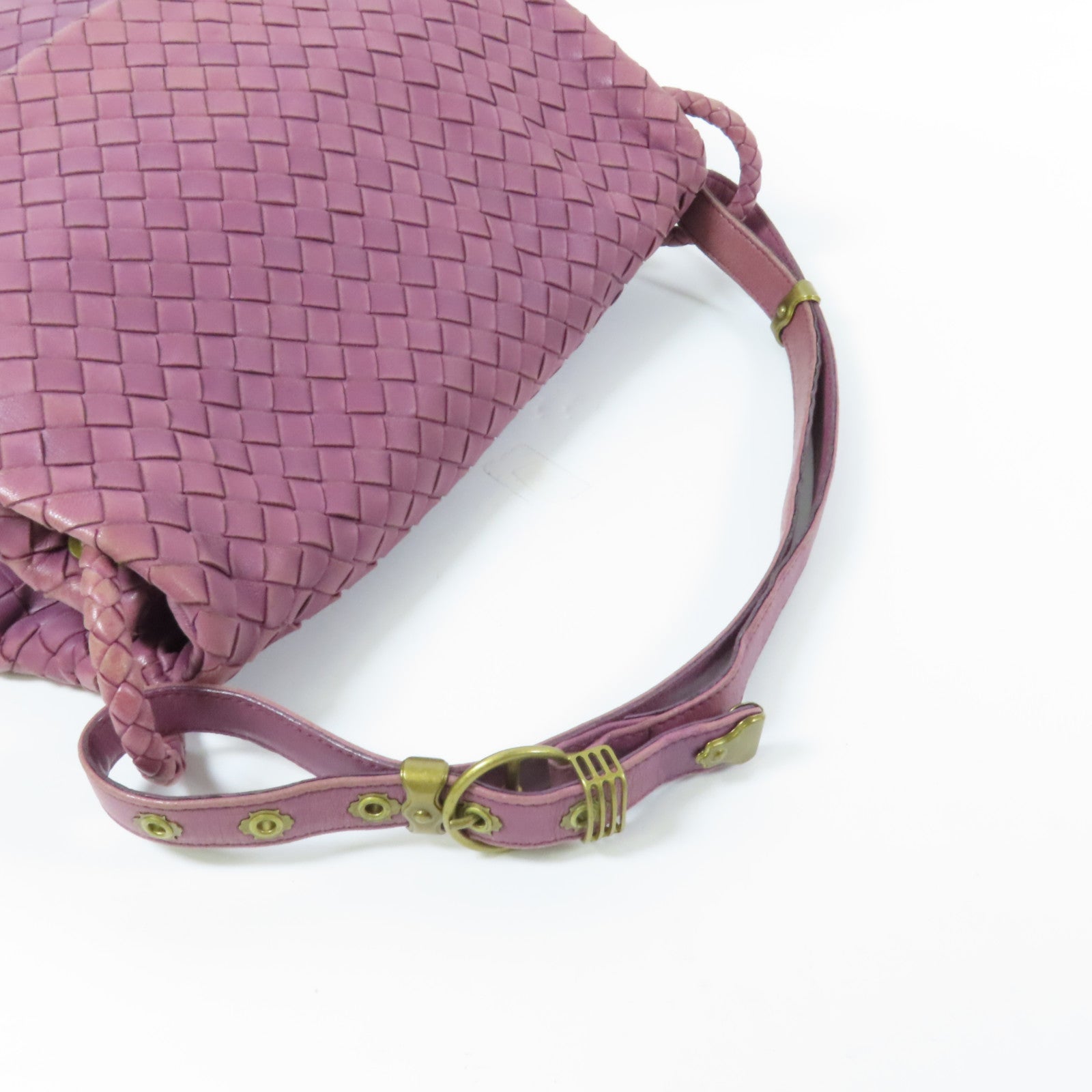 BOTTEGA VENETA 羊皮皮革Shoulder Bag金扣肩背袋