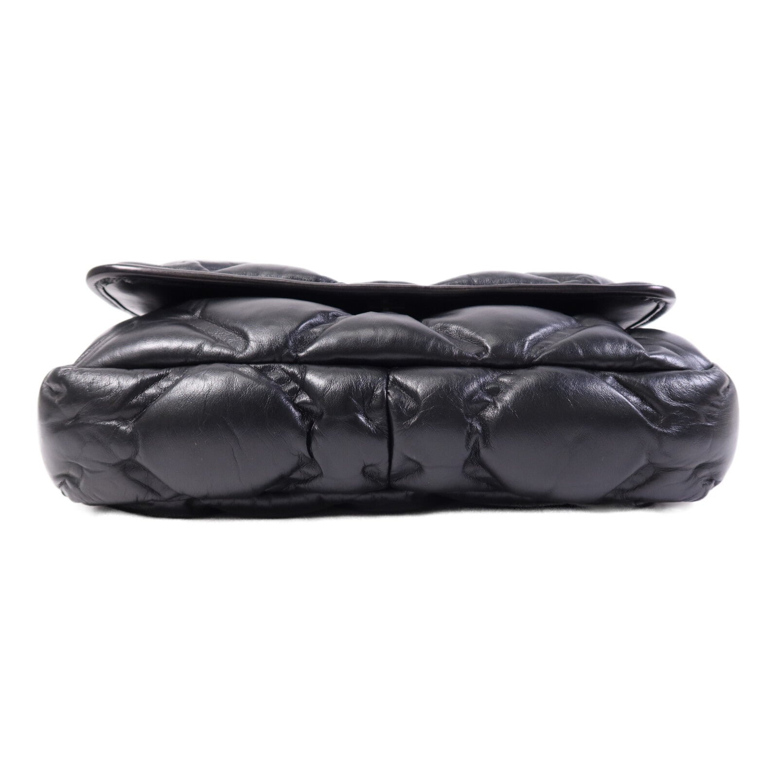 CHANEL 羊皮皮革Chain Shoulder Bag銀扣鏈帶肩背袋