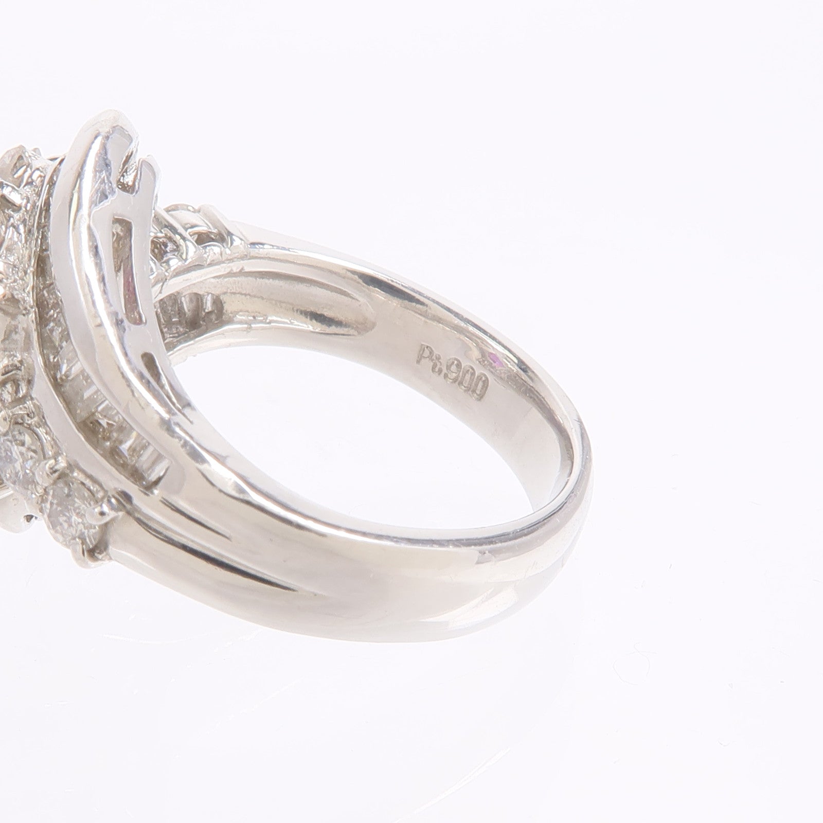 JEWELRY PT900鉑金Ruby Diamond Ring紅寶石鑽石戒指