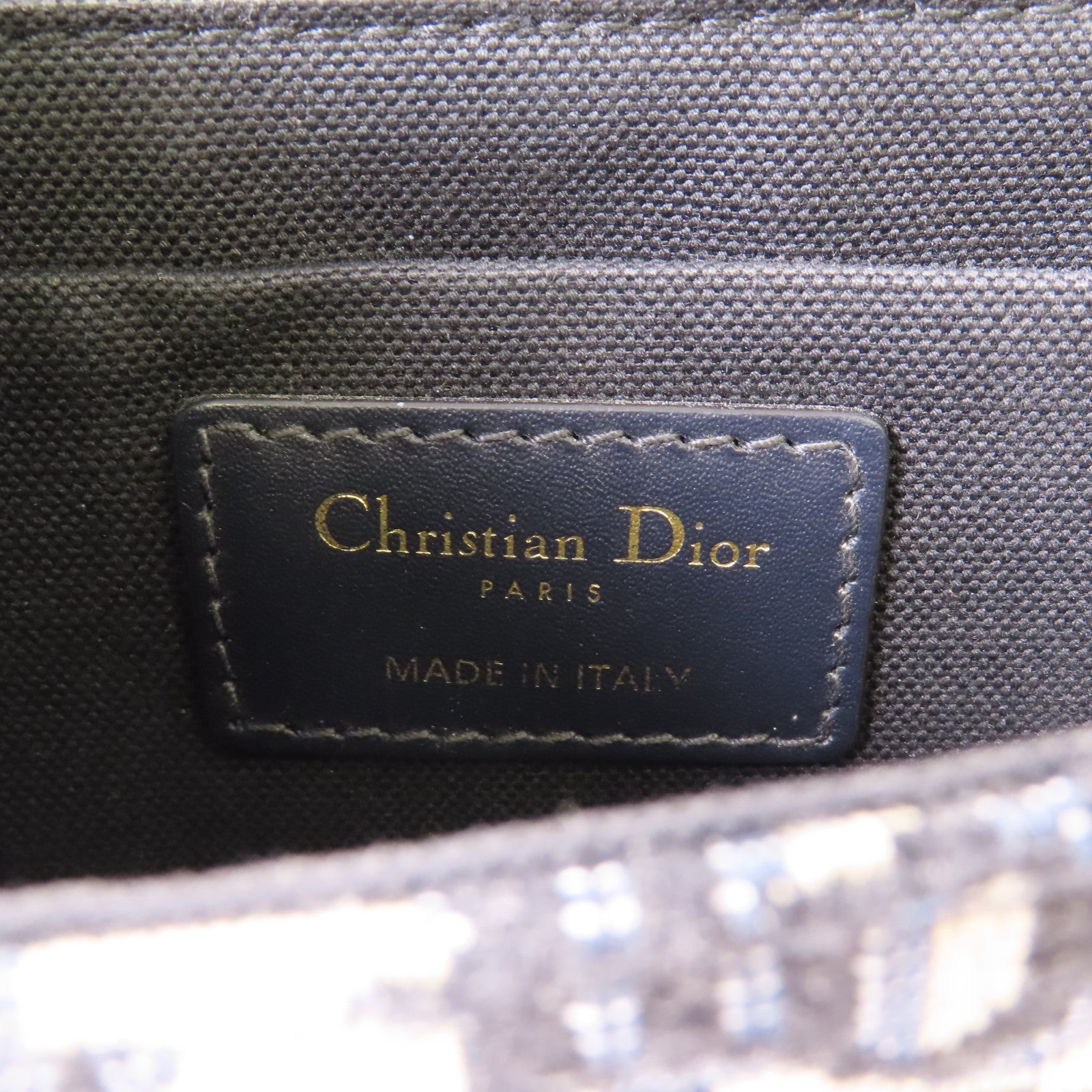Dior 帆布Montaigne 30金扣肩背袋