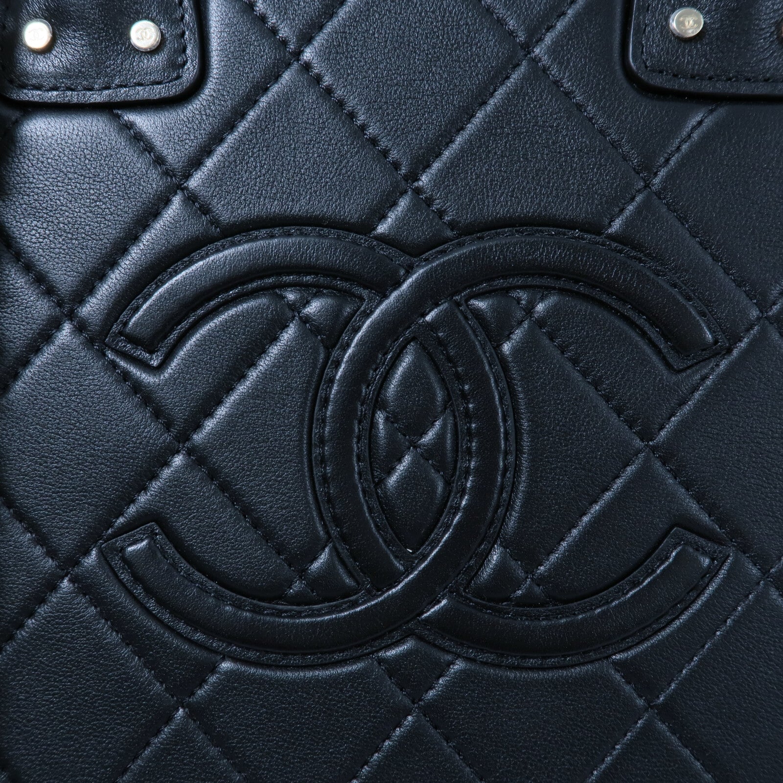 CHANEL 牛皮皮革Chain Shoulder鏈帶手挽肩背兩用袋