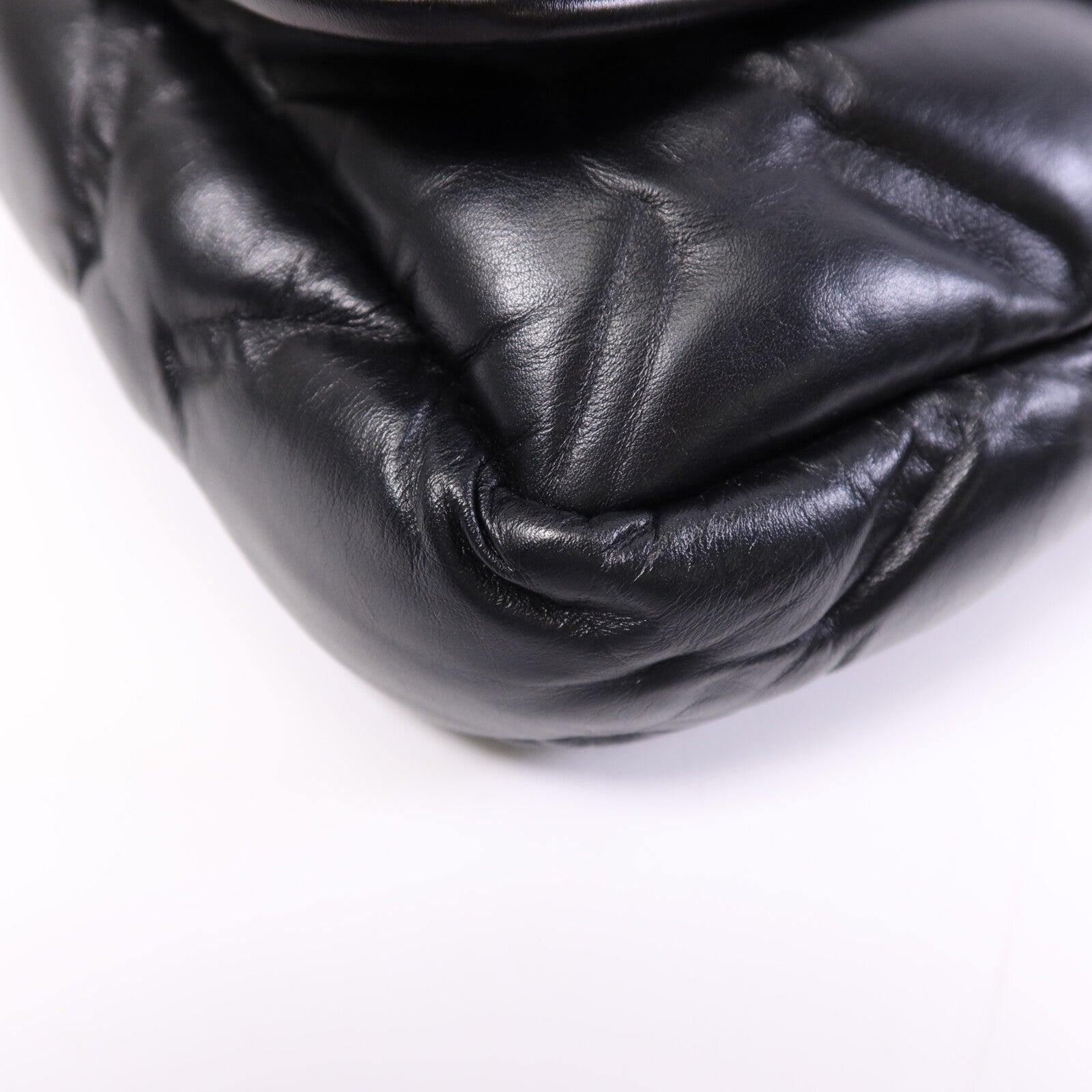 CHANEL 羊皮皮革Chain Shoulder Bag銀扣鏈帶肩背袋