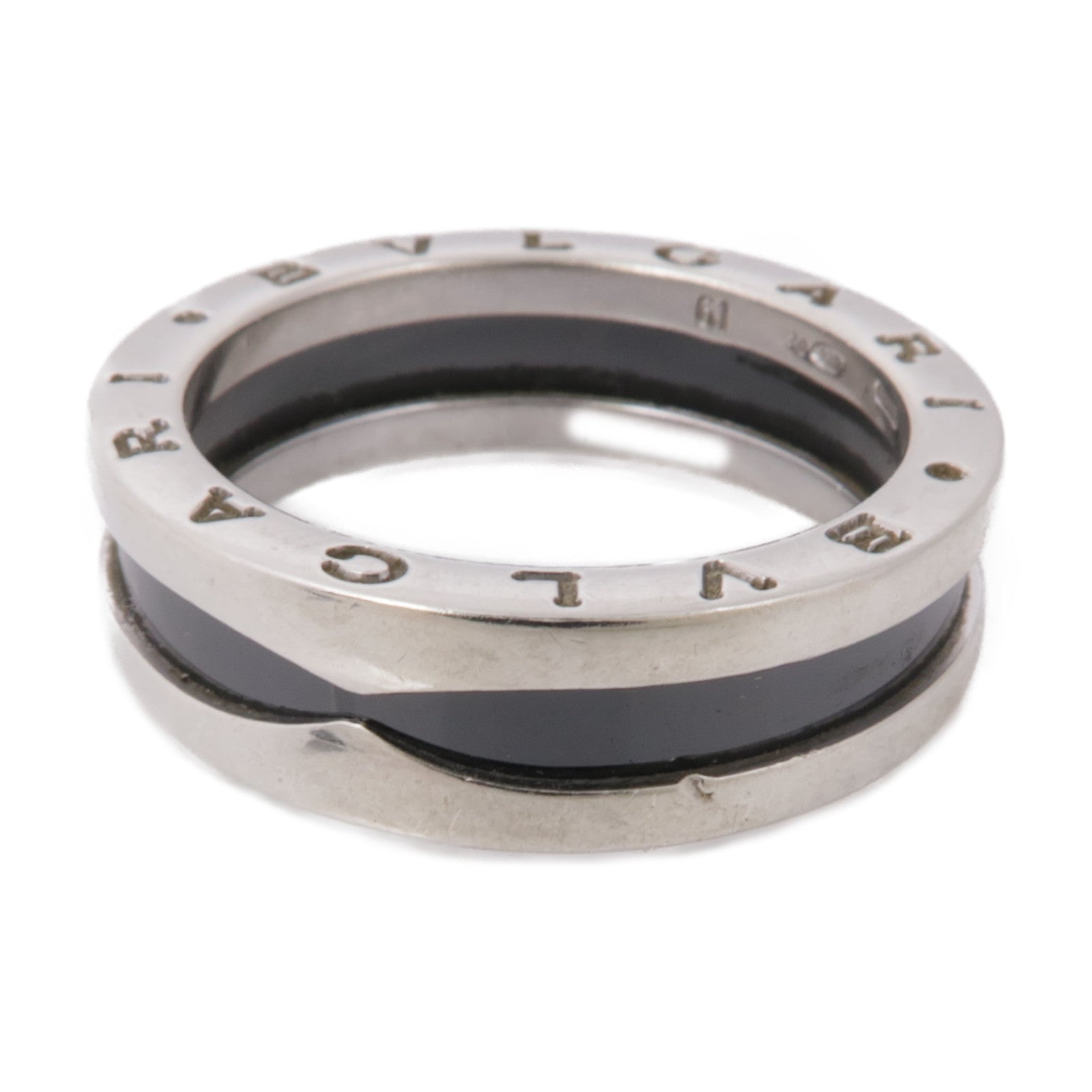 BVLGARI 925純銀/陶瓷Save The Children Ring戒指Bvlgari#61/US#9