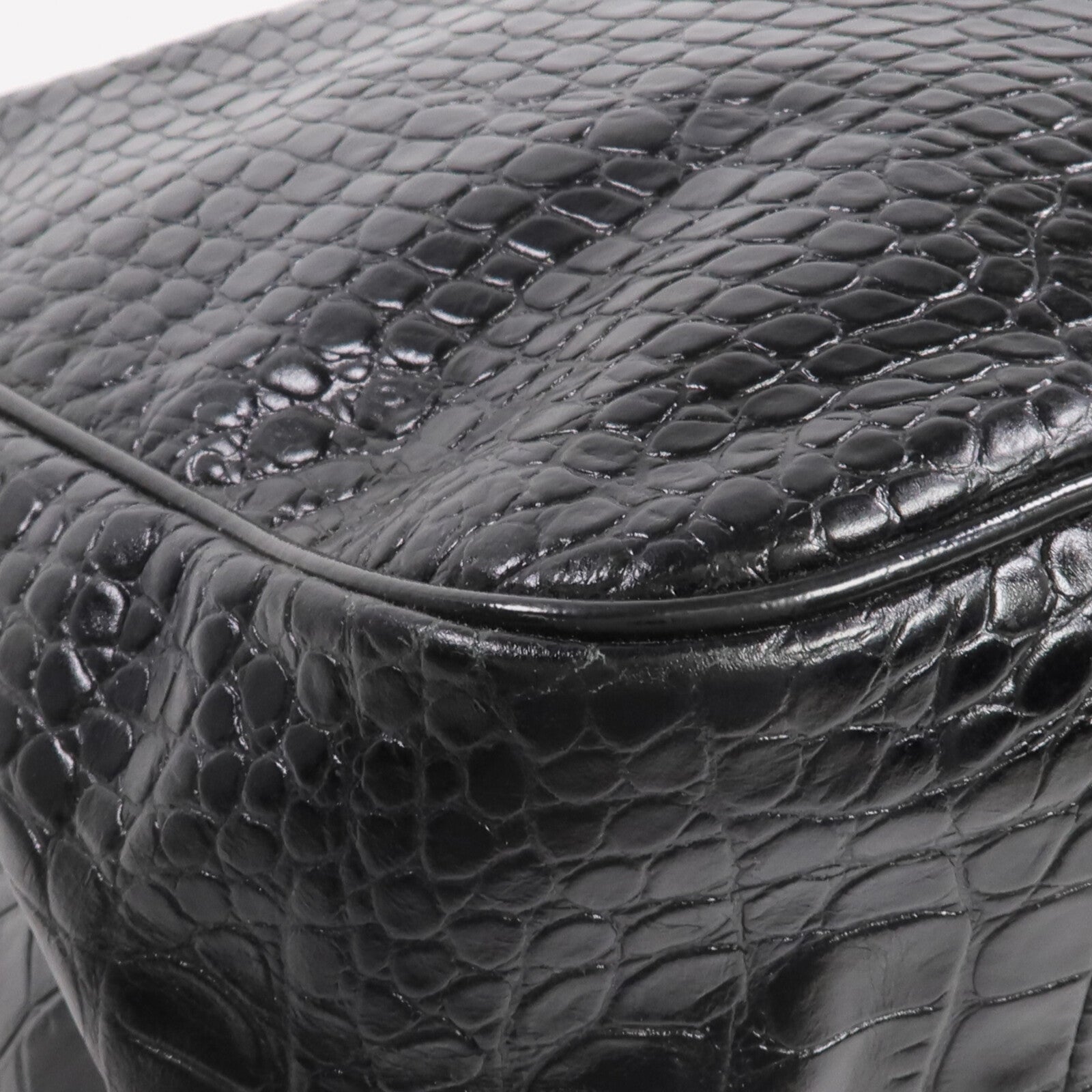 Longchamp 牛皮皮革Handbag金扣手挽袋