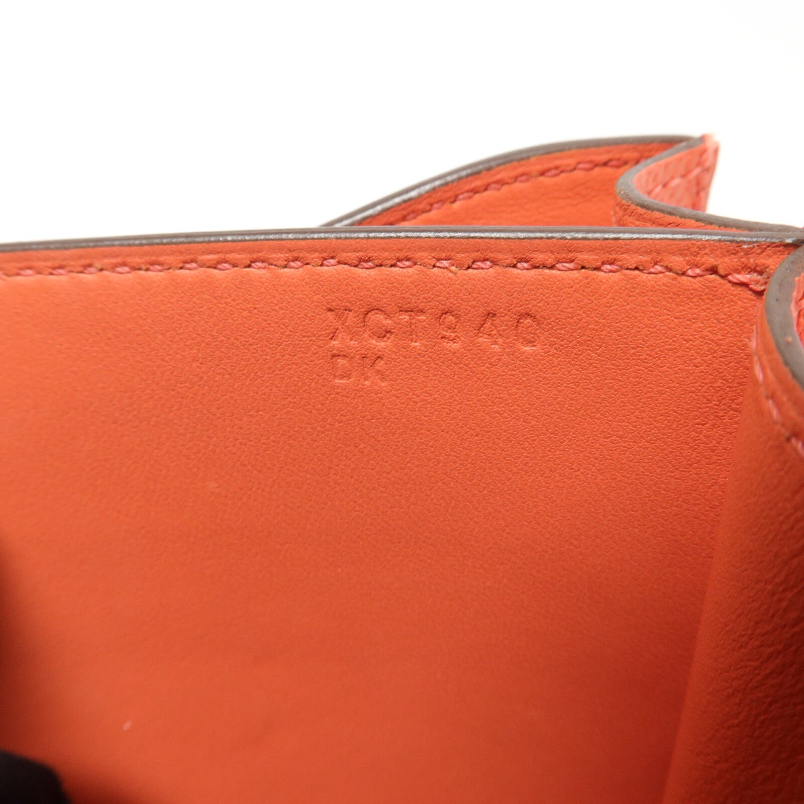 HERMES Epsom皮革Constance Mini肩背袋Rose Jaipur