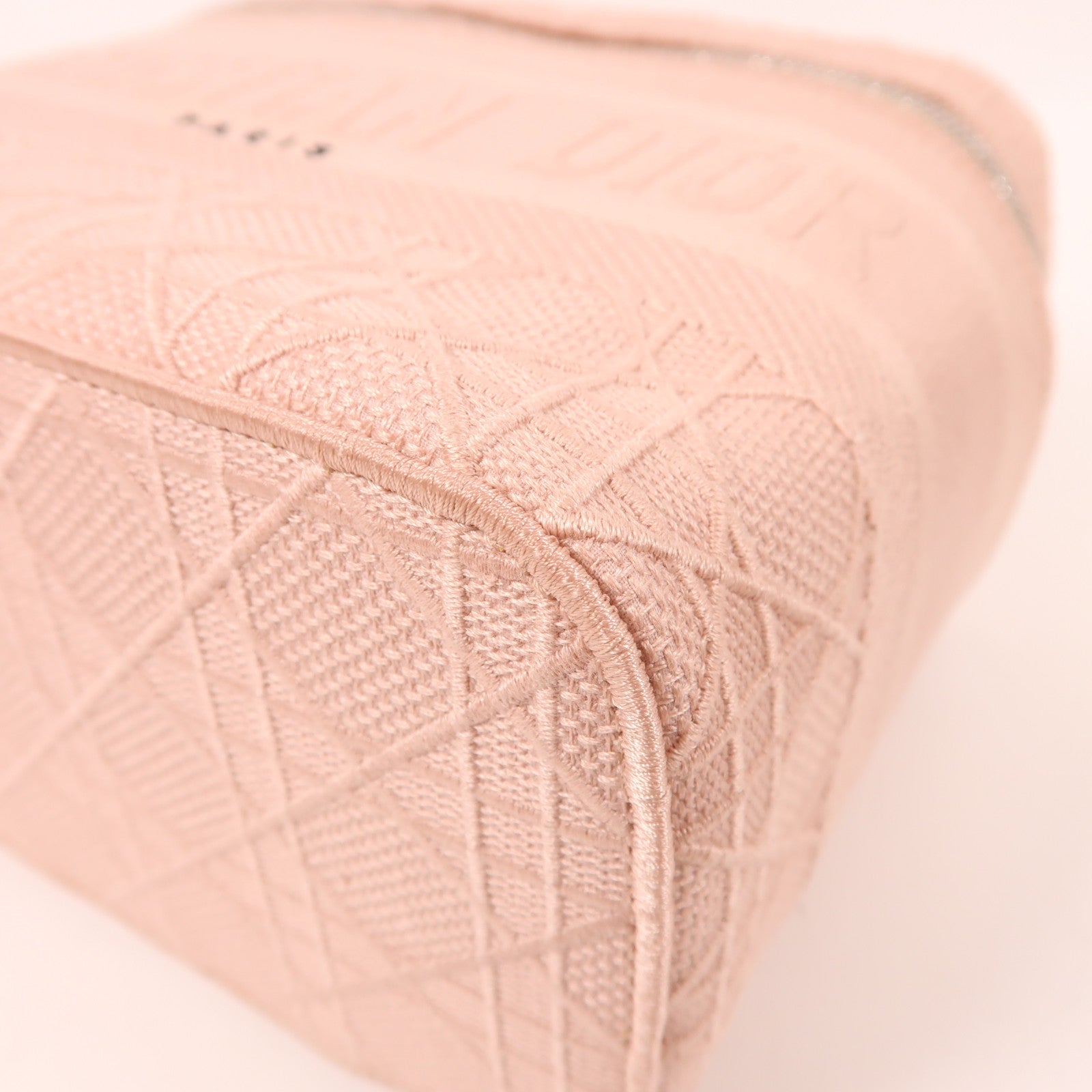 Dior 【激減優惠】帆布Vanity Case銀扣手挽袋