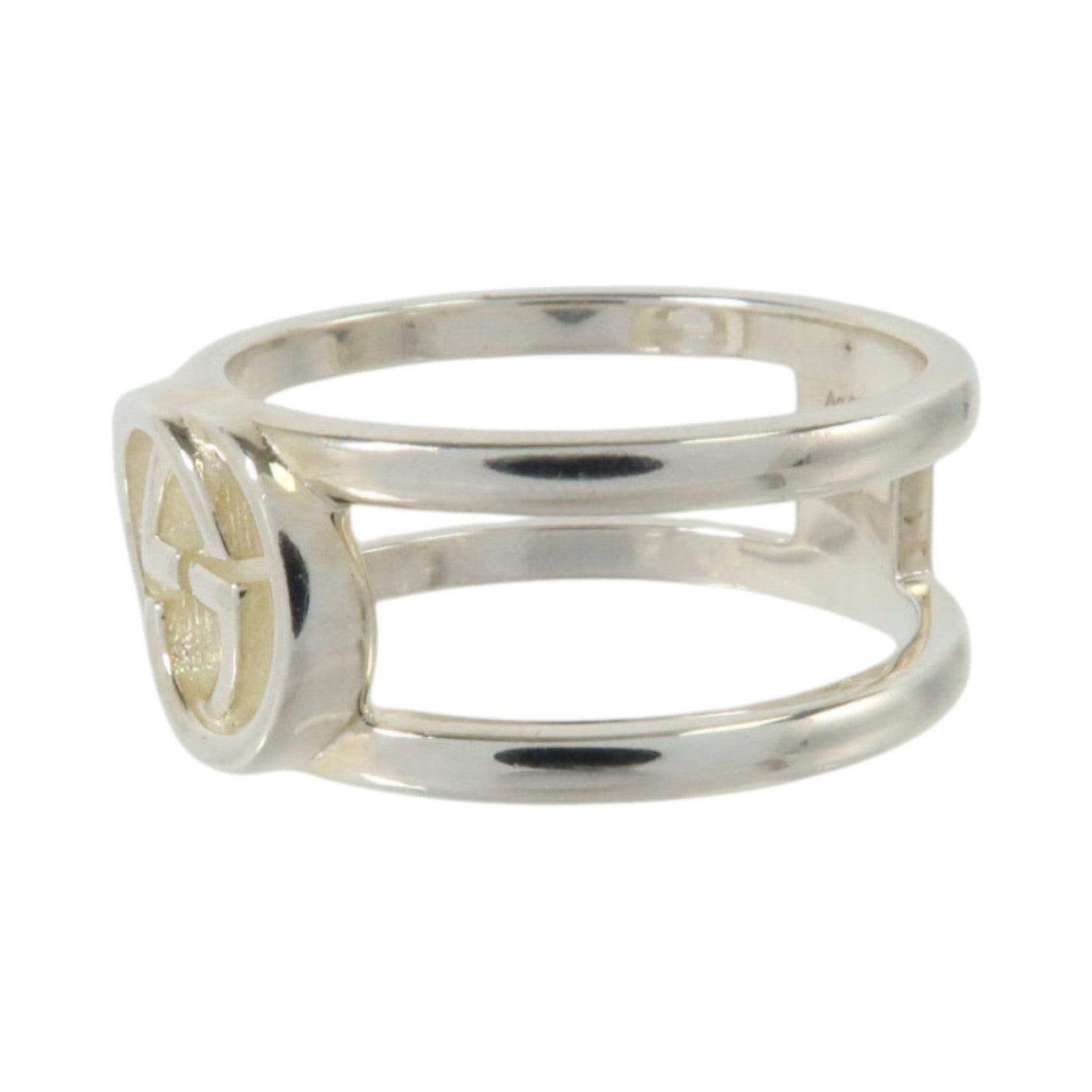 GUCCI 925純銀Interlocking GG Ring戒指
