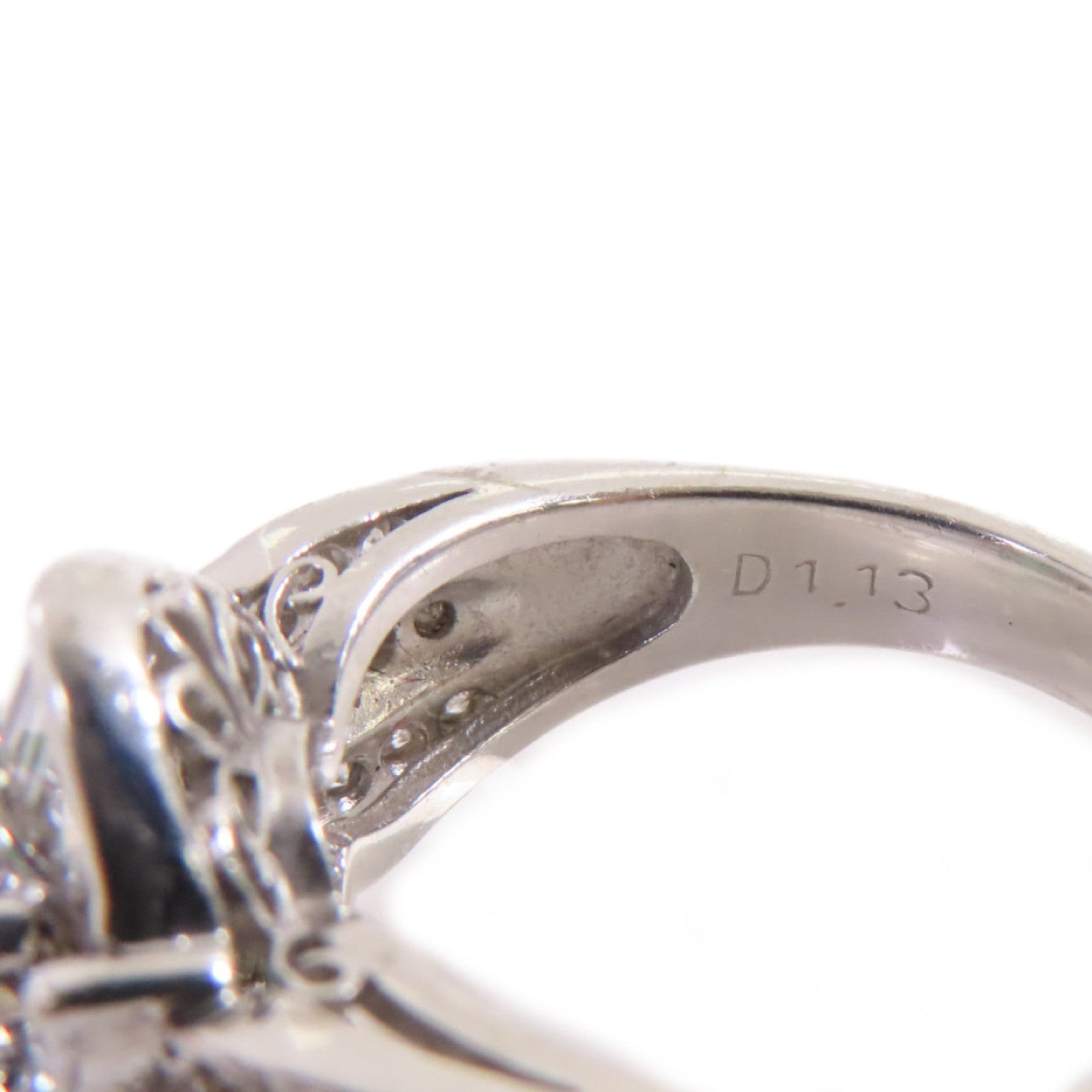 JEWELRY 【激減優惠】PT900鉑金/1.27ct綠寶石/1.13ct鑽石Emerald Diamond Ring戒指US#5.75
