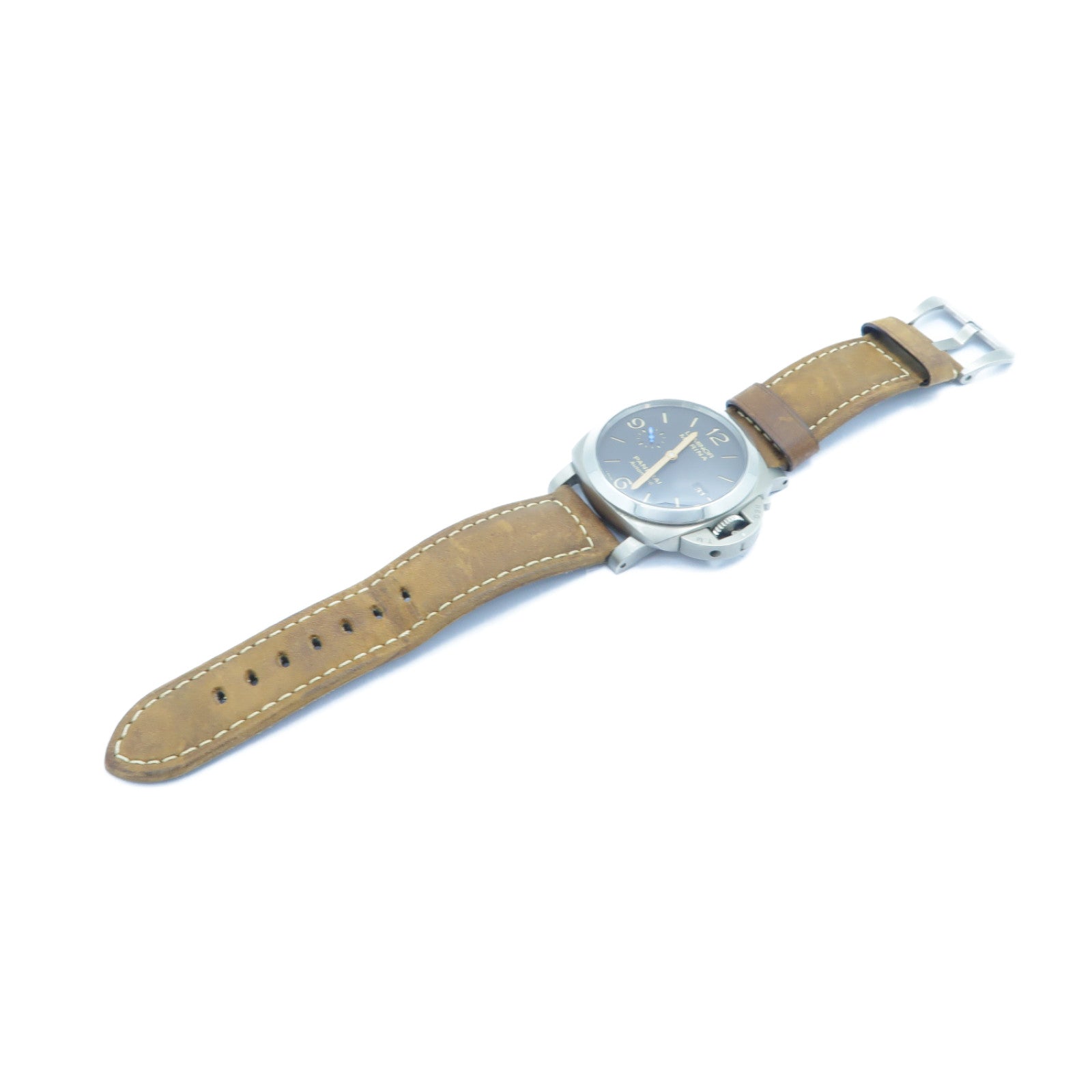 PANERAI Luminor Marina鈦手錶自動機芯黒色