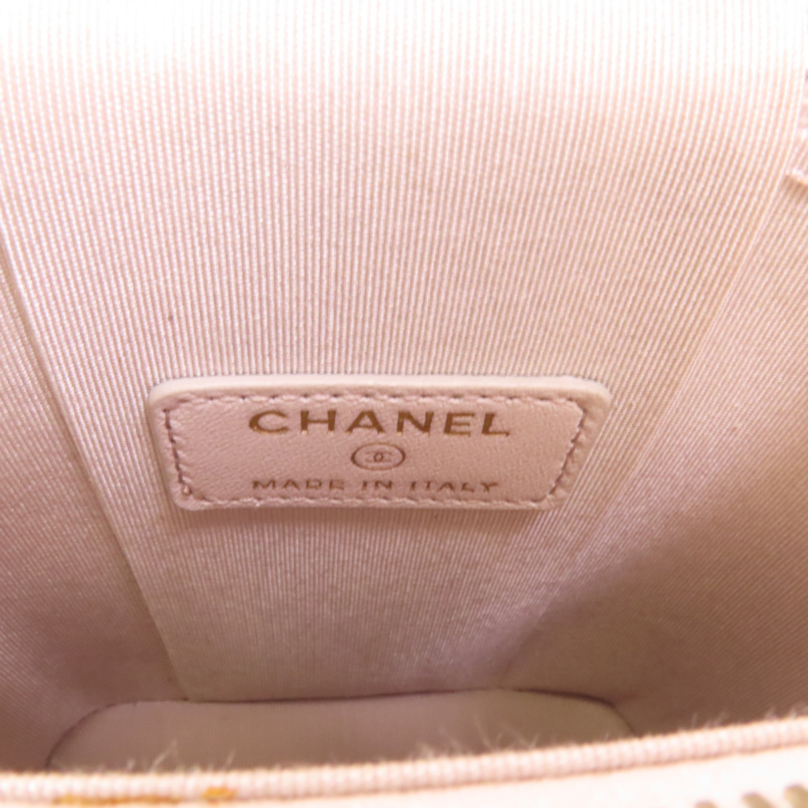 CHANEL 羊皮皮革Vanity Phone Case with Chain鏈帶肩背袋