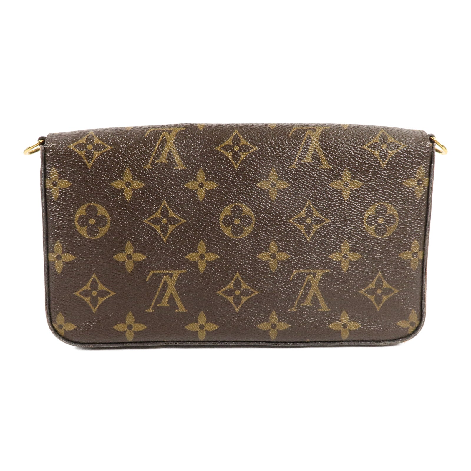 LOUIS VUITTON Monogram Pochette Felicie鏈帶肩背袋