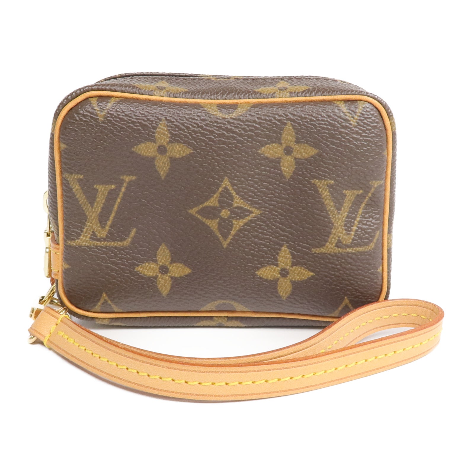 LOUIS VUITTON Monogram Trousse Wapity Pouch金扣手拿包