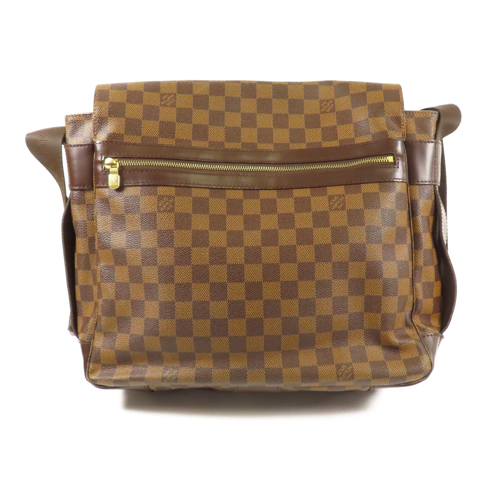 LOUIS VUITTON Damier Bastille金扣肩背袋