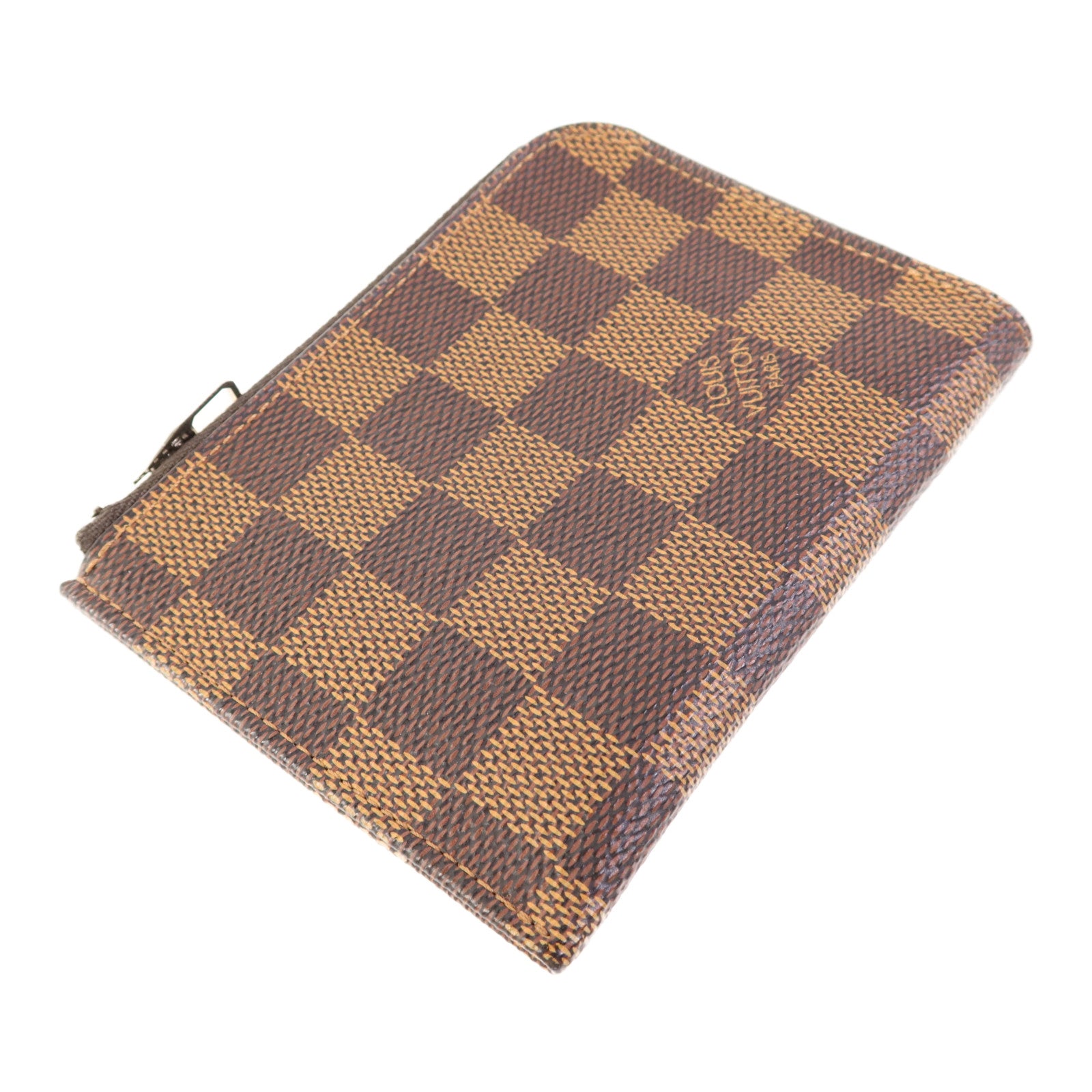 LOUIS VUITTON Damier Card Case銀扣卡片套