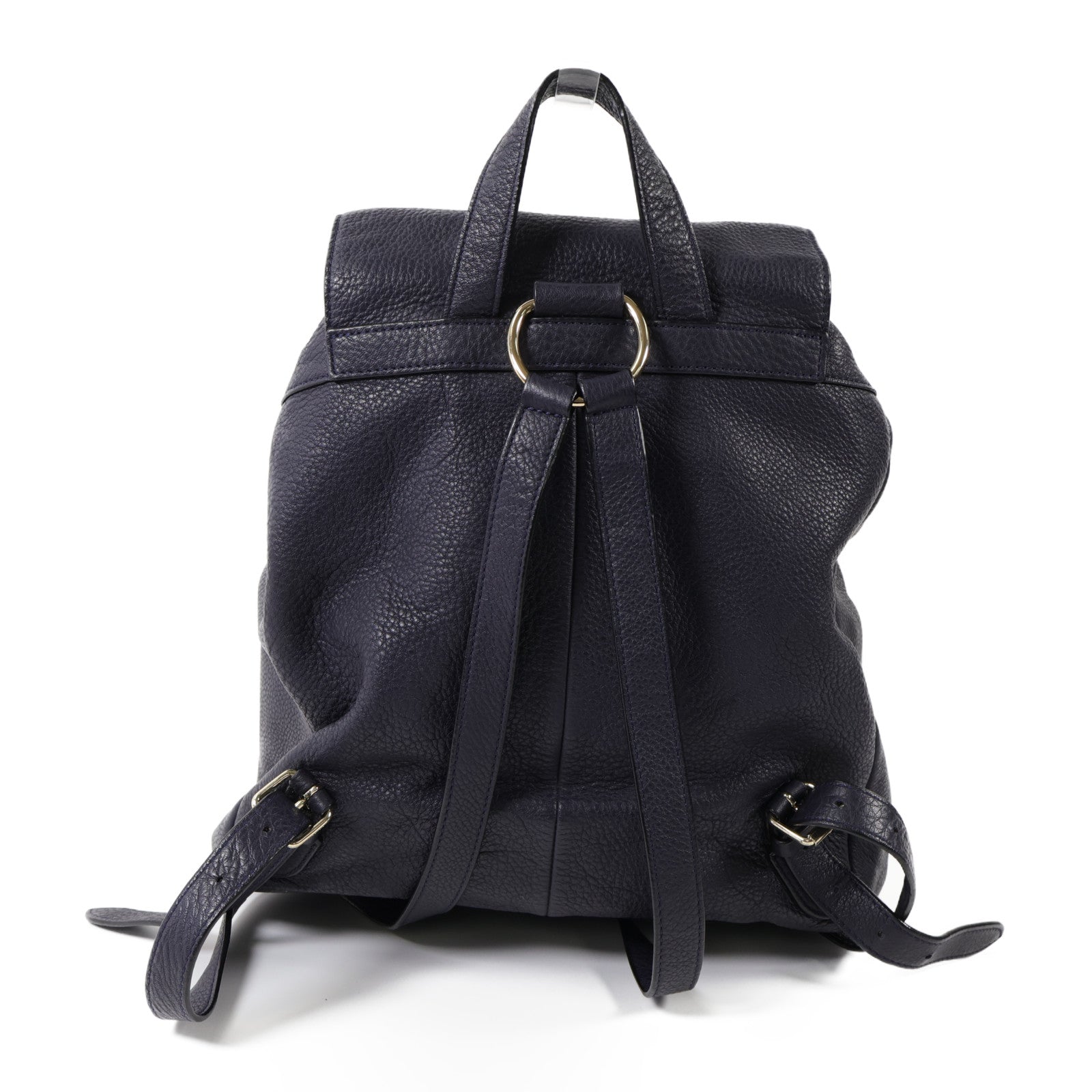 COACH 牛皮皮革Backpack銀扣背包