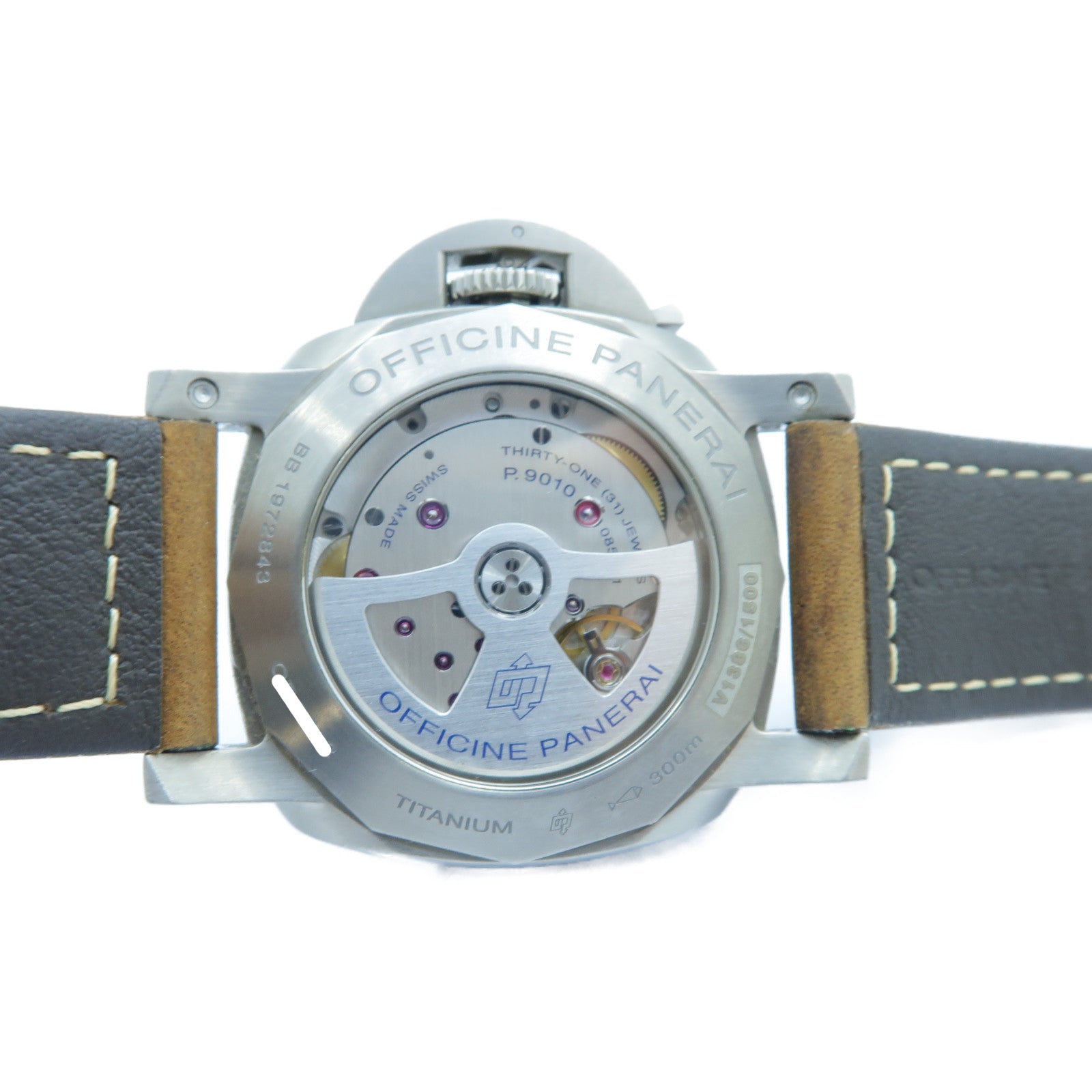 PANERAI Luminor Marina鈦手錶自動機芯黒色
