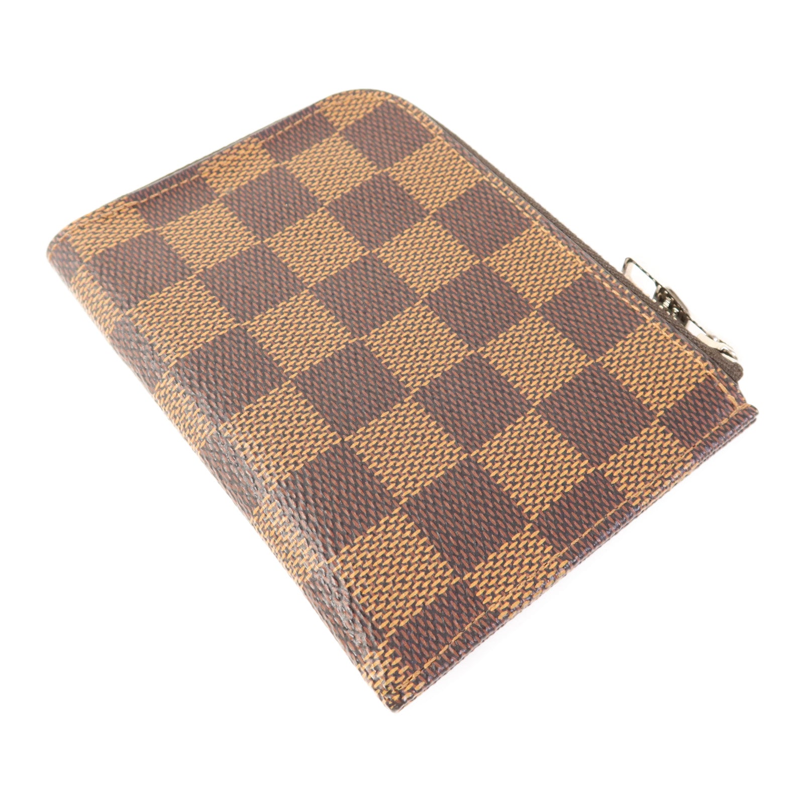 LOUIS VUITTON Damier Card Case銀扣卡片套