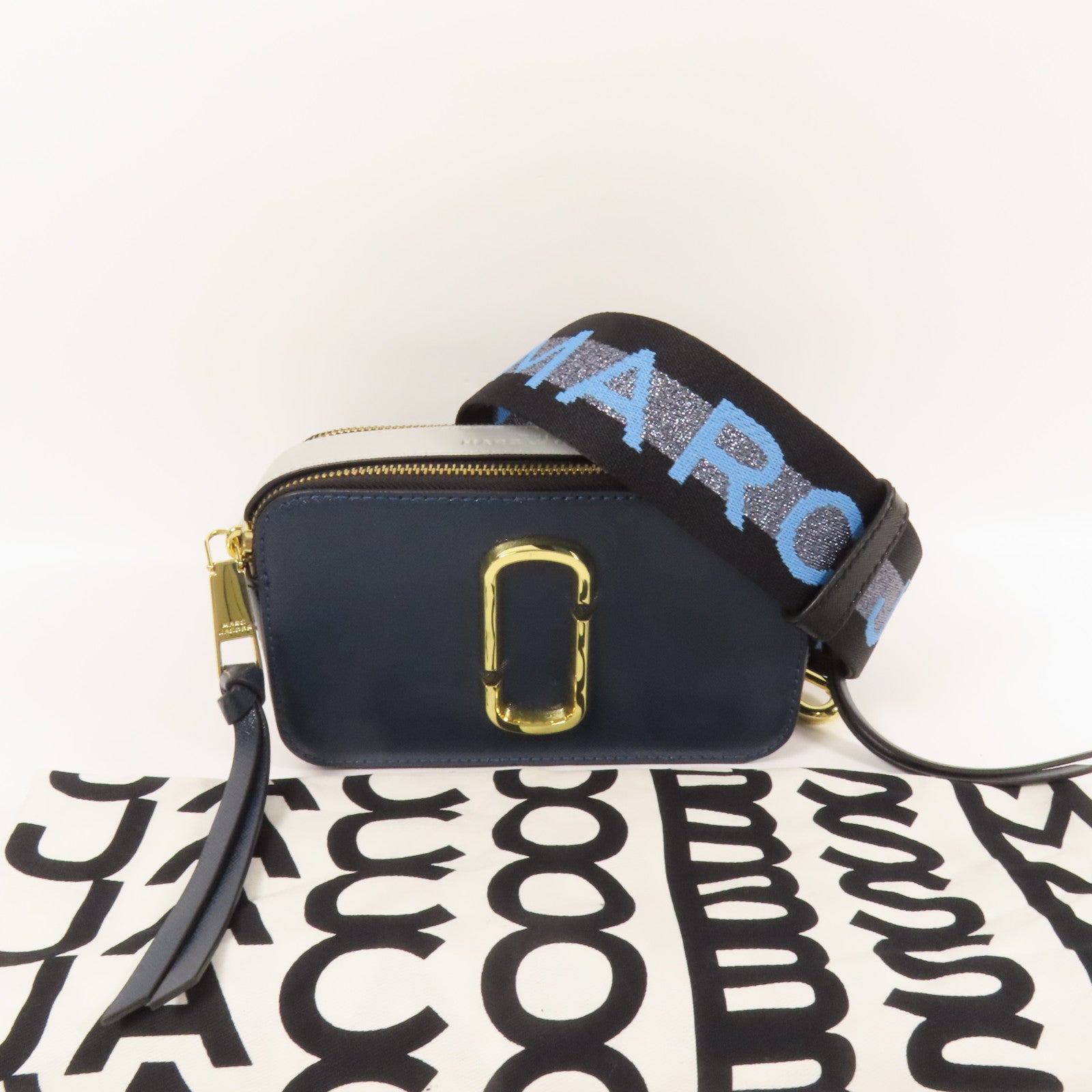 MARC JACOBS Saffiano皮革The Snapshot DTM Camera Bag金扣肩背袋