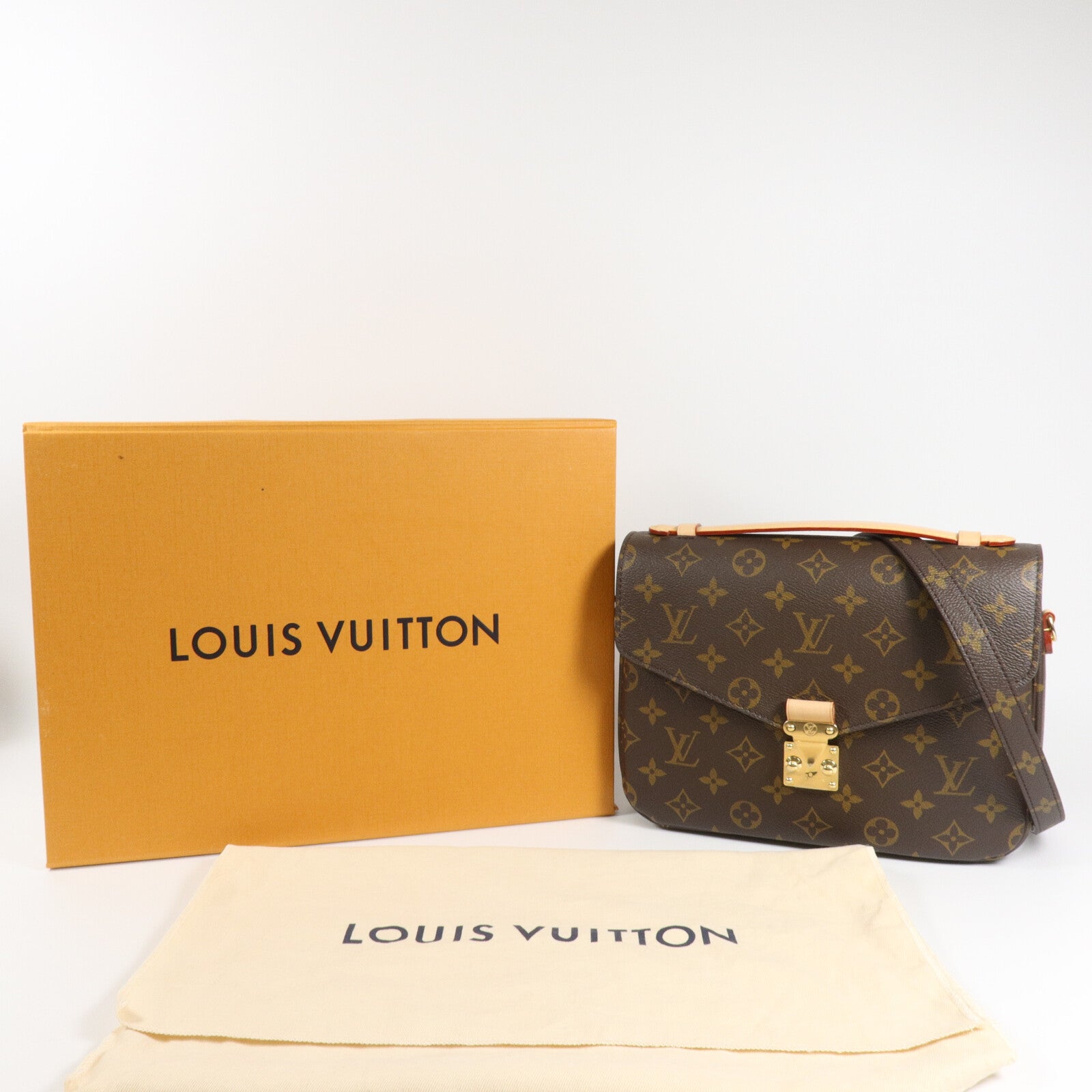 LOUIS VUITTON Monogram Pochette Metis MM手挽肩背兩用袋