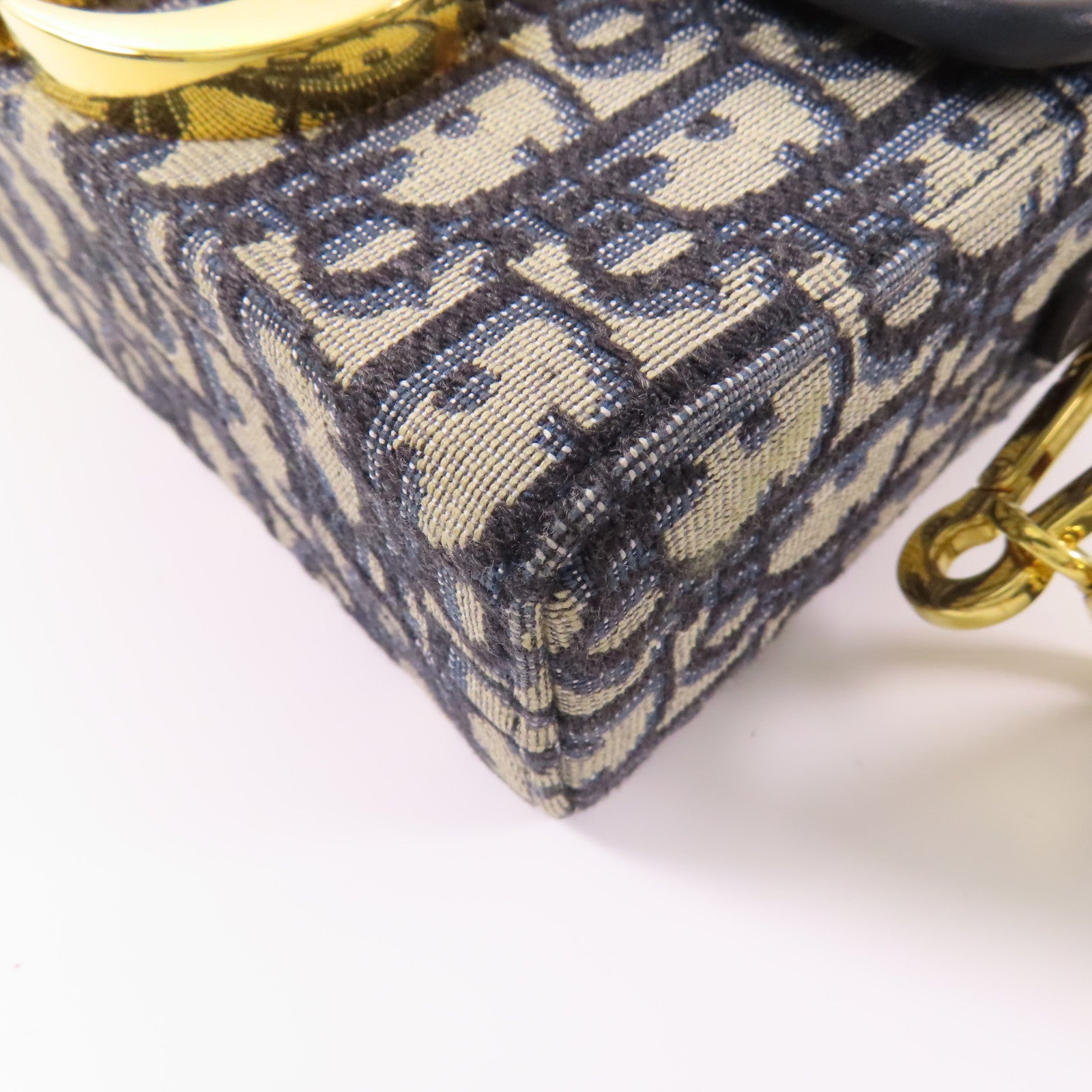 Dior 帆布Montaigne 30金扣肩背袋