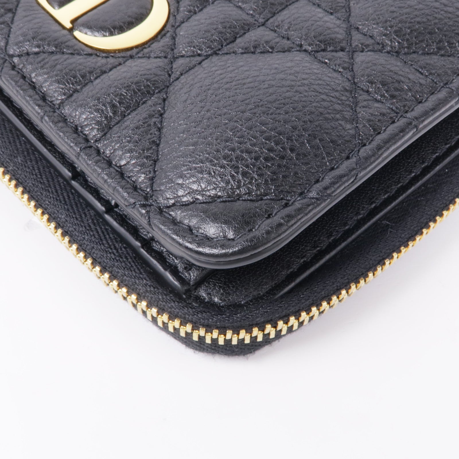 Dior 牛皮皮革Wallet/Purse金扣錢包