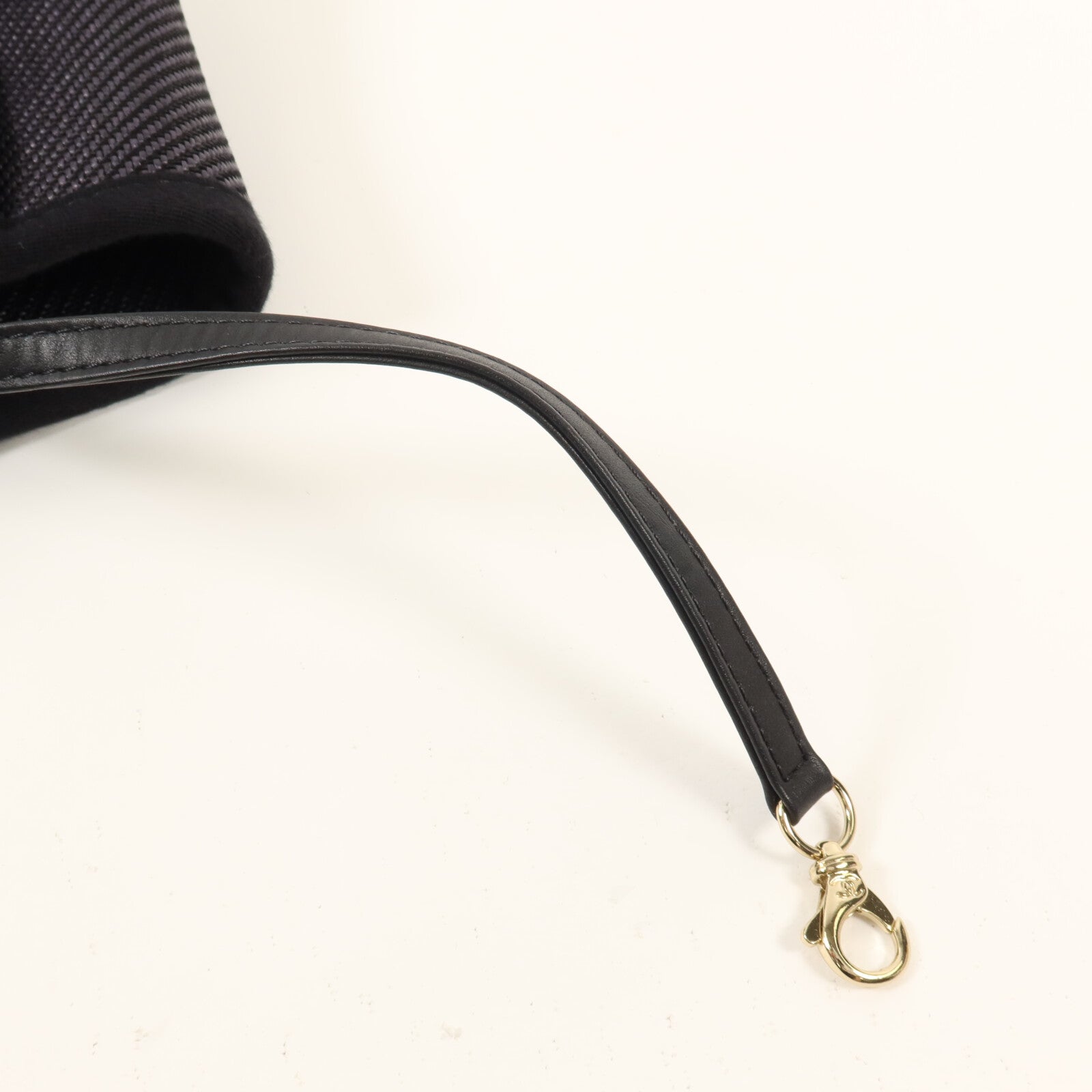 CHANEL 帆布Deauville Tote鏈帶手挽肩背兩用袋