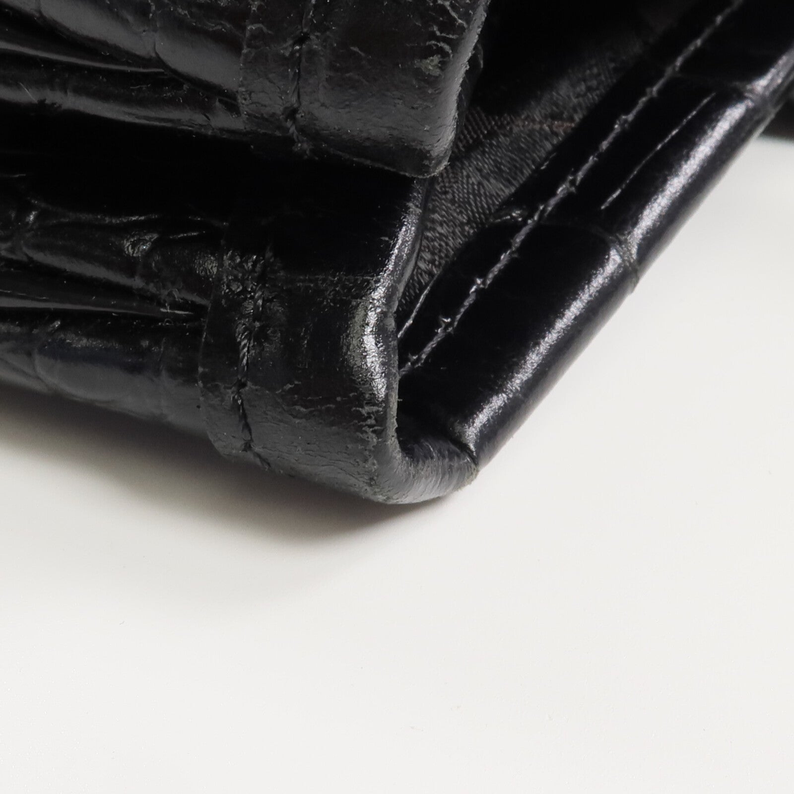 Longchamp 牛皮皮革Handbag金扣手挽袋