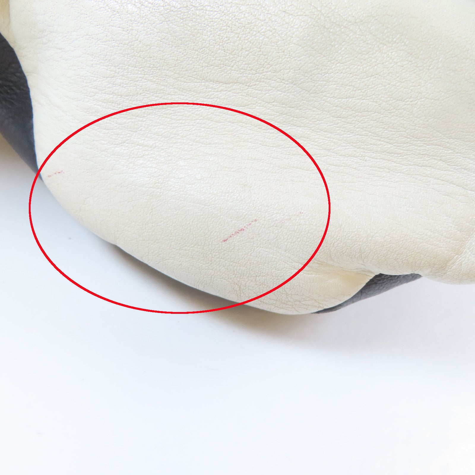 GIVENCHY 【激減優惠】牛皮皮革Shoulder Bag金扣肩背袋深藍色/米色