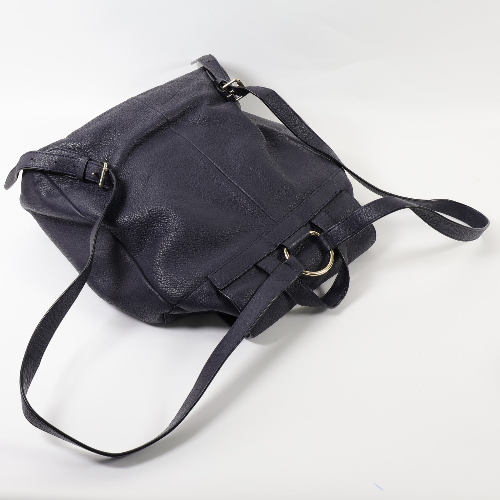 COACH 牛皮皮革Backpack銀扣背包