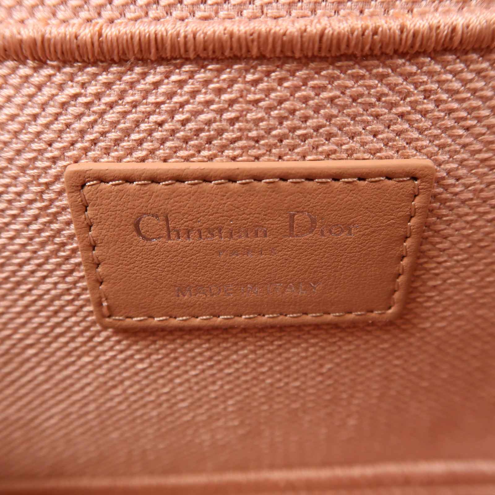 Dior 【激減優惠】帆布Vanity Case銀扣手挽袋