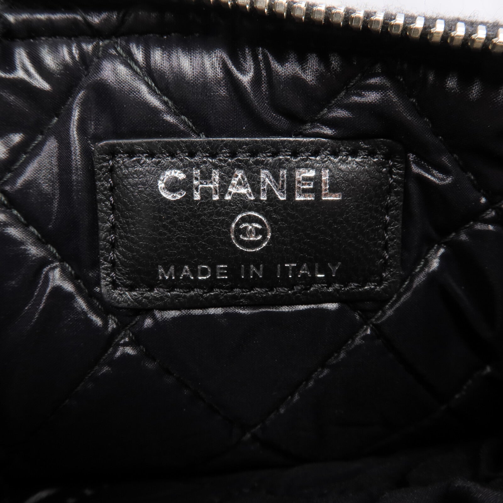 CHANEL 漆皮皮革Wallet銀扣長錢包