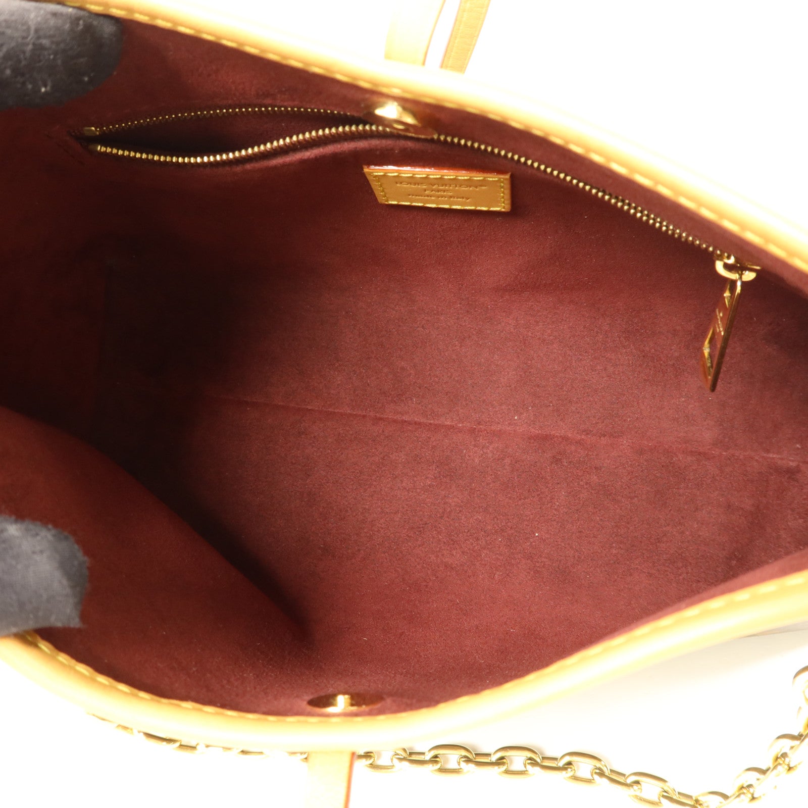 LOUIS VUITTON Monogram Carry All BB金扣鏈帶肩背袋