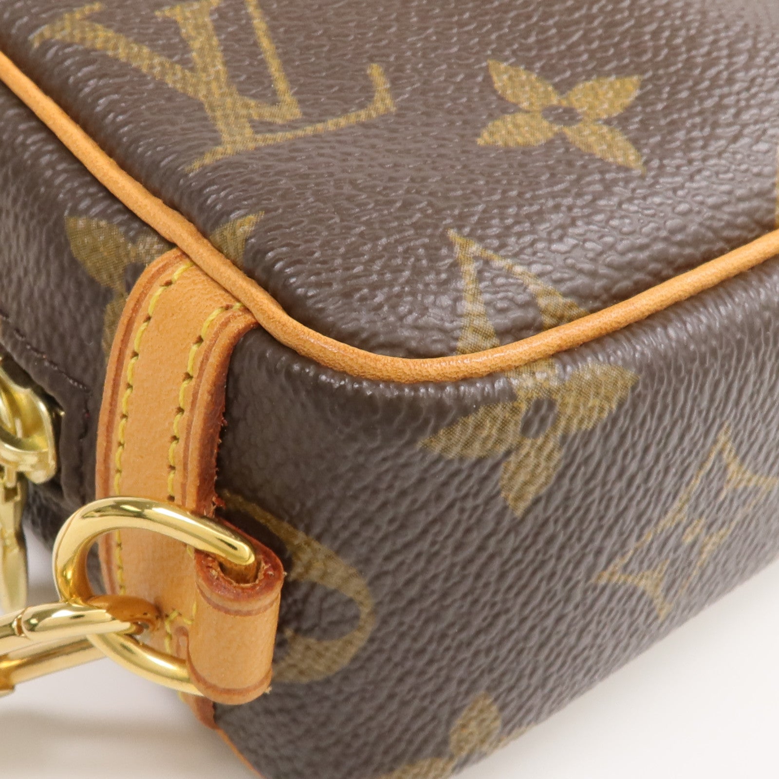 LOUIS VUITTON Monogram Trousse Wapity Pouch金扣手拿包