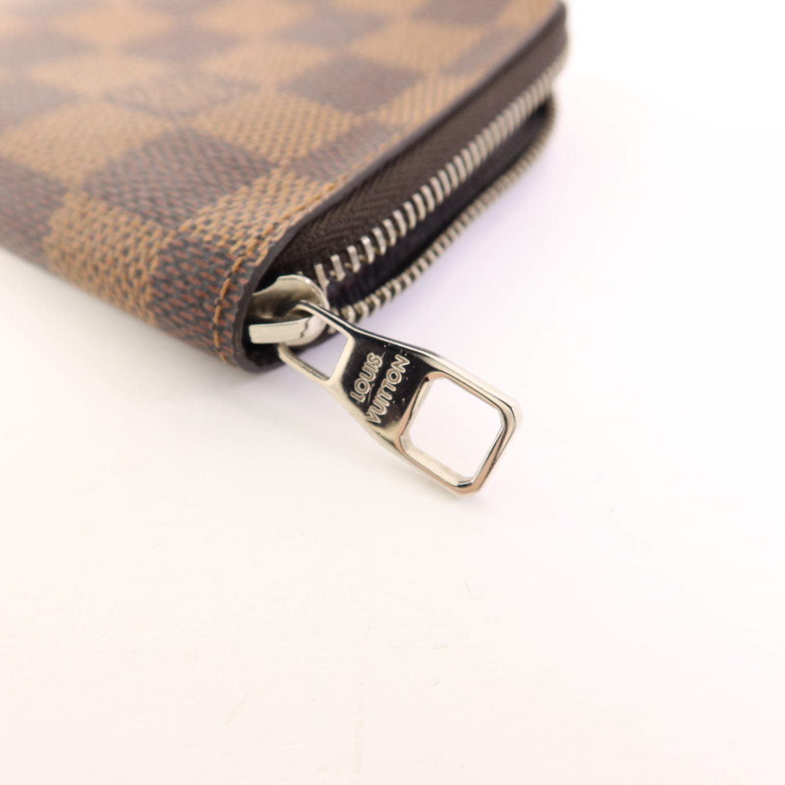 LOUIS VUITTON Damier Card Case銀扣卡片套