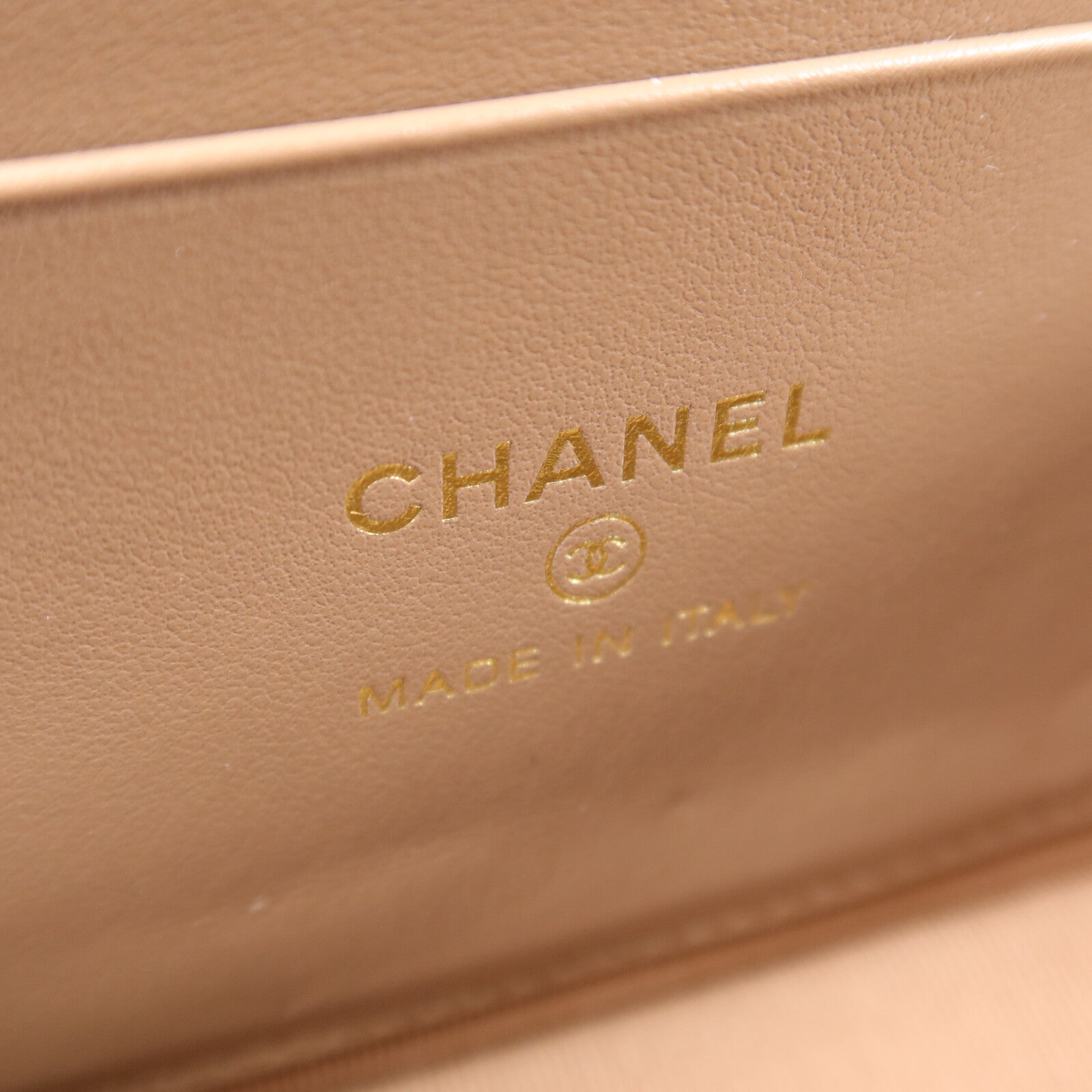 CHANEL 牛皮皮革Vanity Case手挽肩背兩用袋