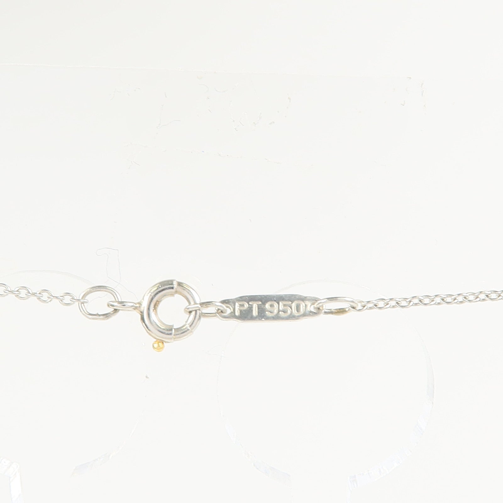 TIFFANY＆CO PT950鉑金One Large Cross Diamond鑽石項鍊