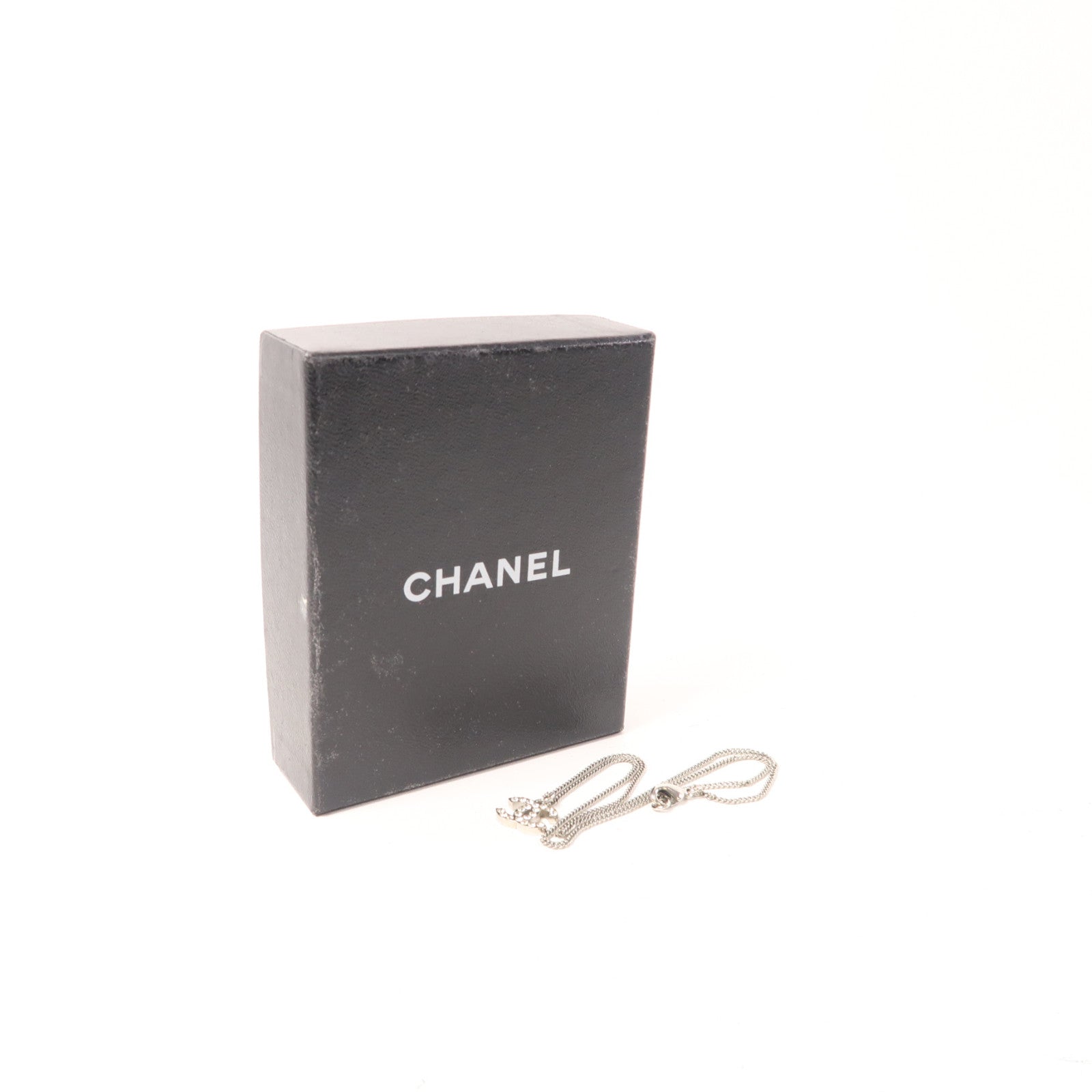 CHANEL 金屬Necklace項鍊銀色