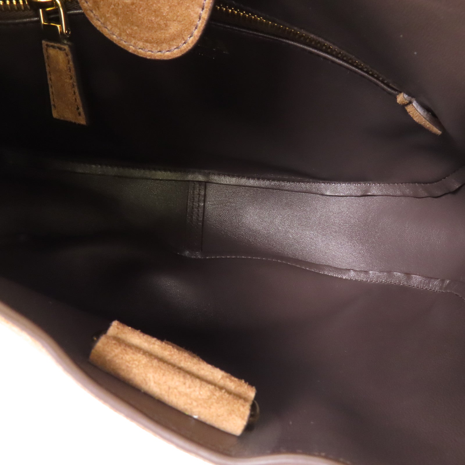 PRADA 皮革Medium Suede金扣肩背袋