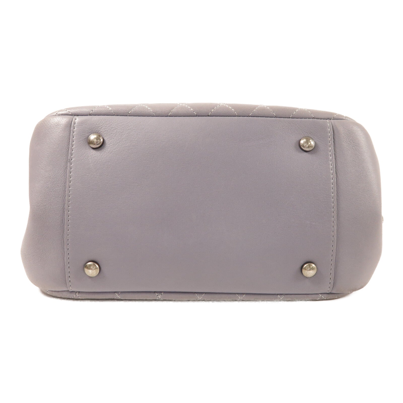 CHANEL 羊皮皮革Shoulder Bag銀扣鏈帶肩背袋