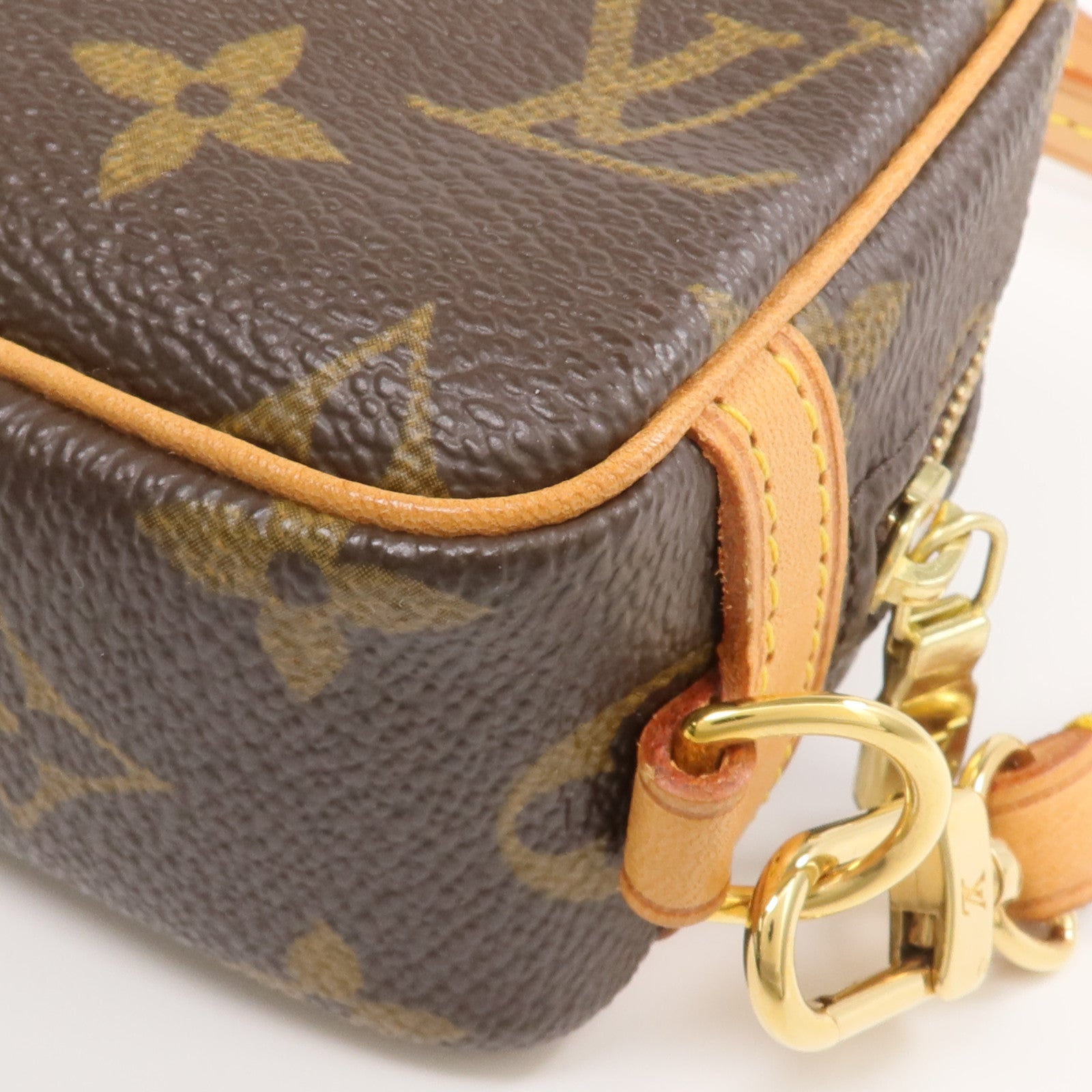LOUIS VUITTON Monogram Trousse Wapity Pouch金扣手拿包