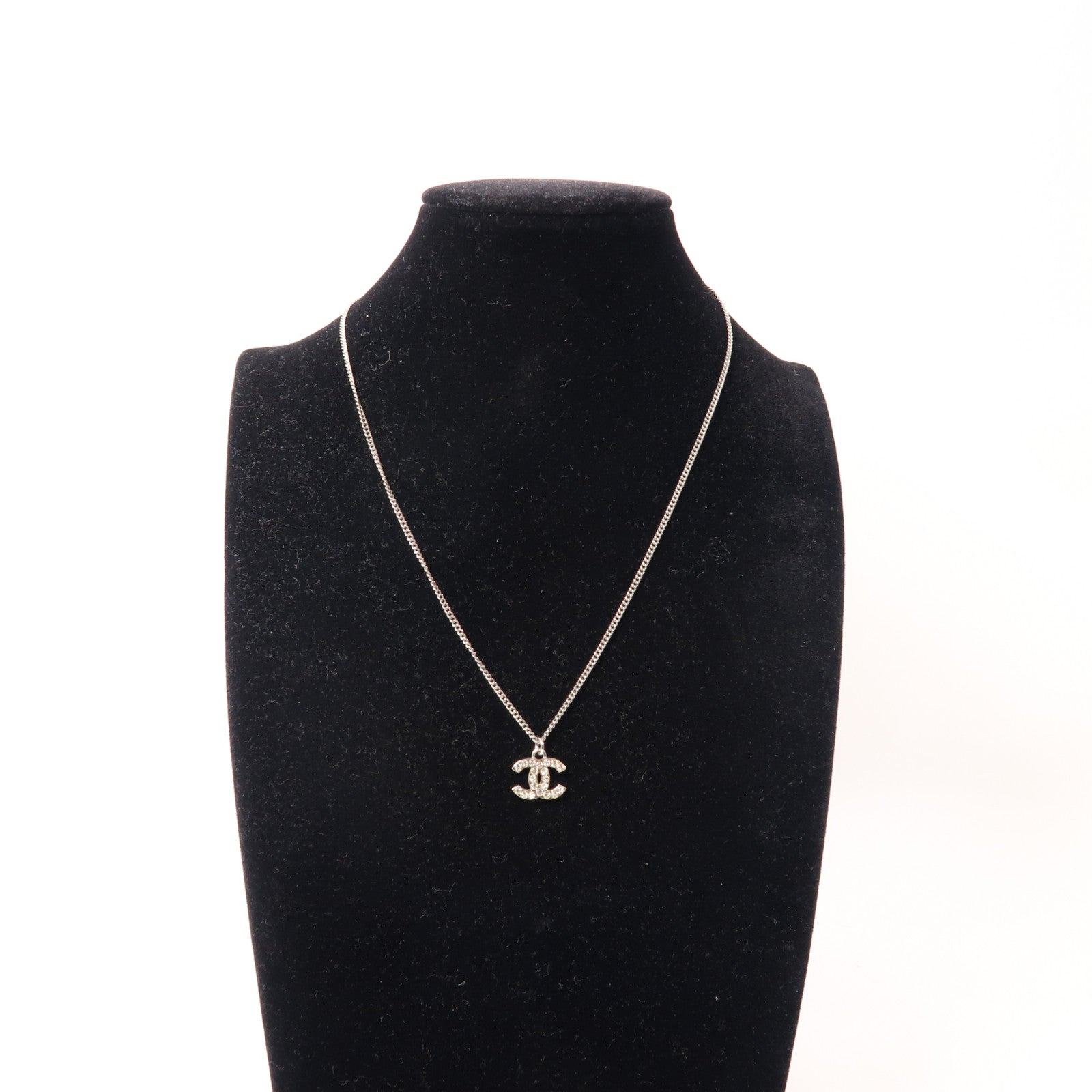 CHANEL 金屬Necklace項鍊銀色