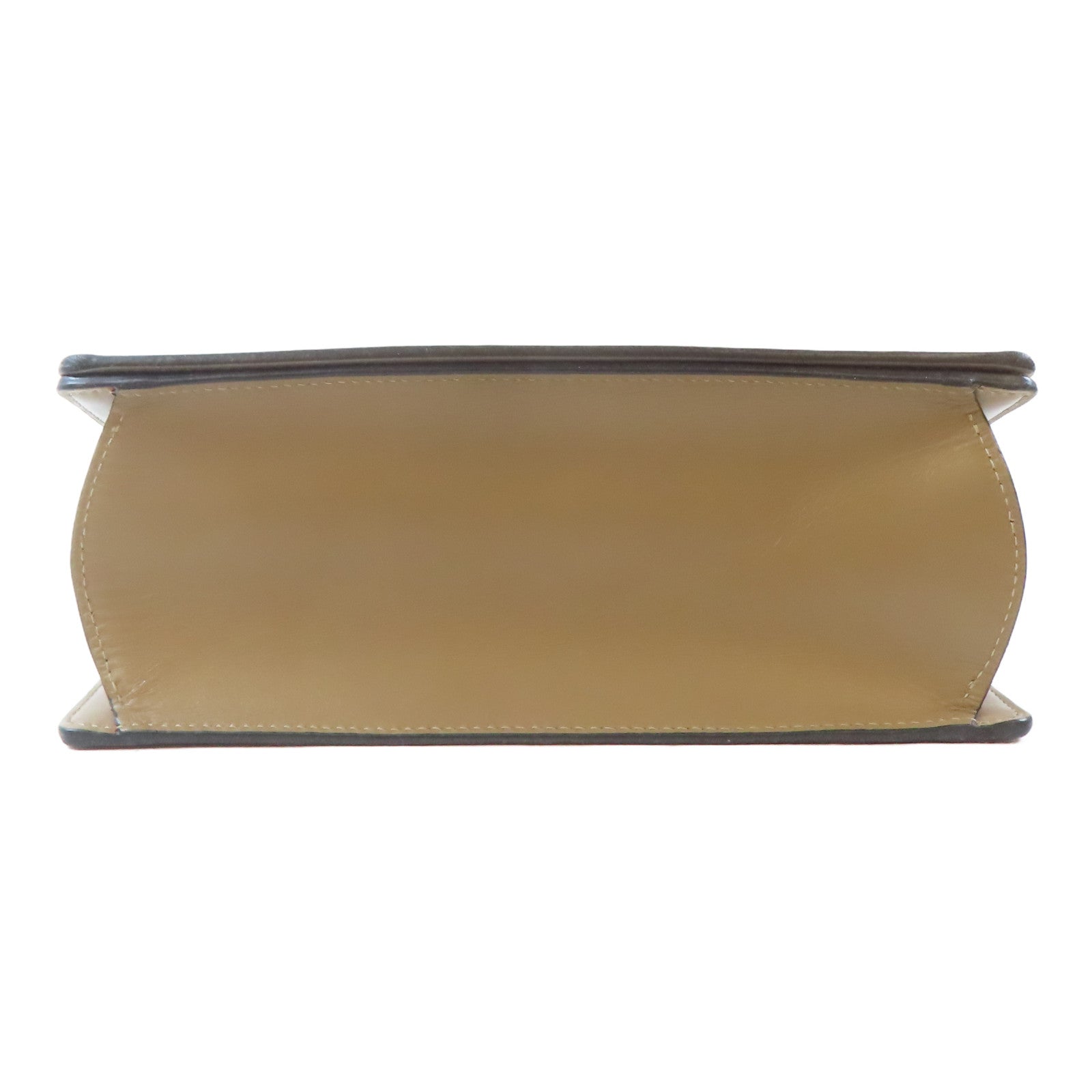 LOEWE 【激減優惠】皮革Barcelona金扣肩背袋啡色