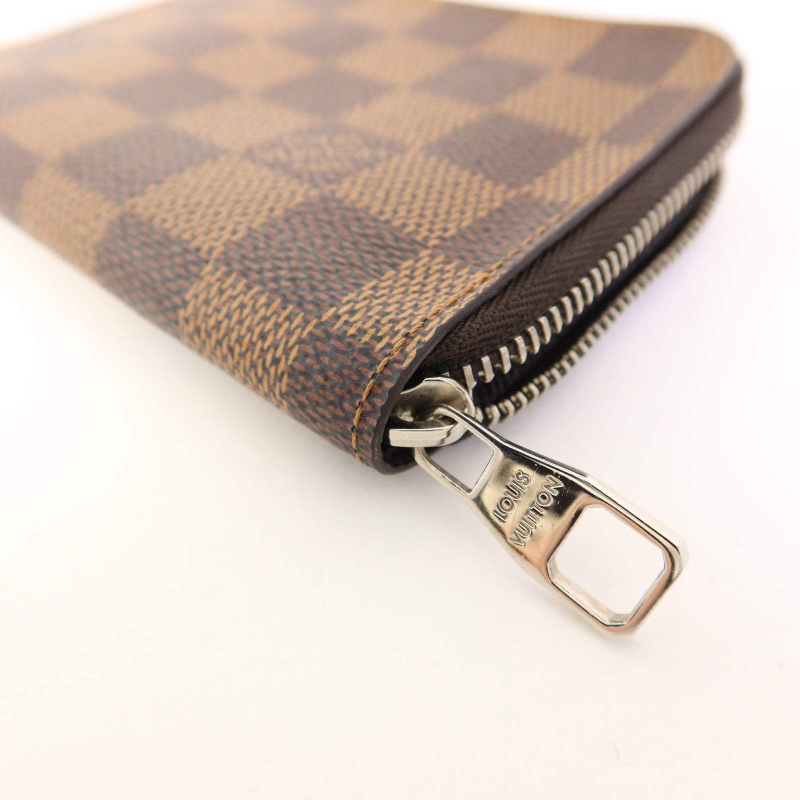 LOUIS VUITTON Damier Card Case銀扣卡片套