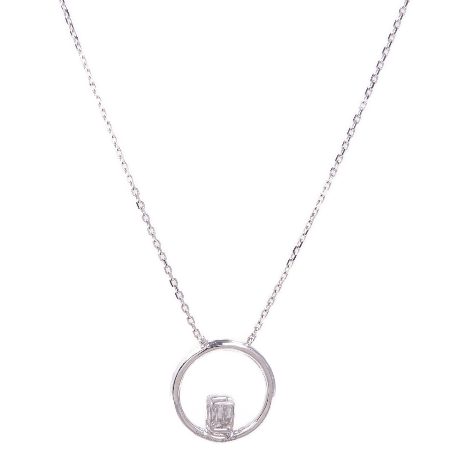 JEWELRY Diamond Necklace 18K White Gold