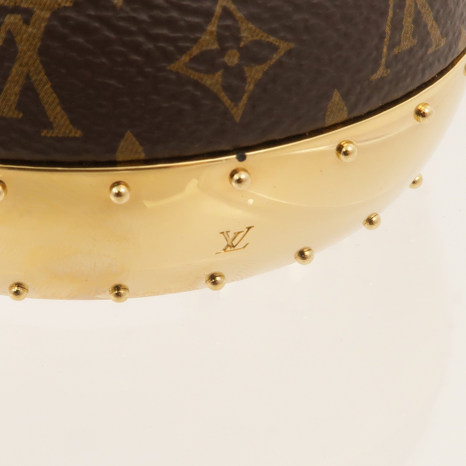LOUIS VUITTON 金屬/Monogram Wild LV Cuff M手鐲